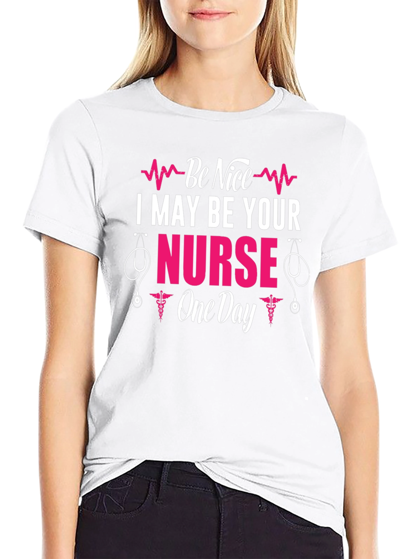 Camiseta Sé Amable Podría Ser Tu Enfermera