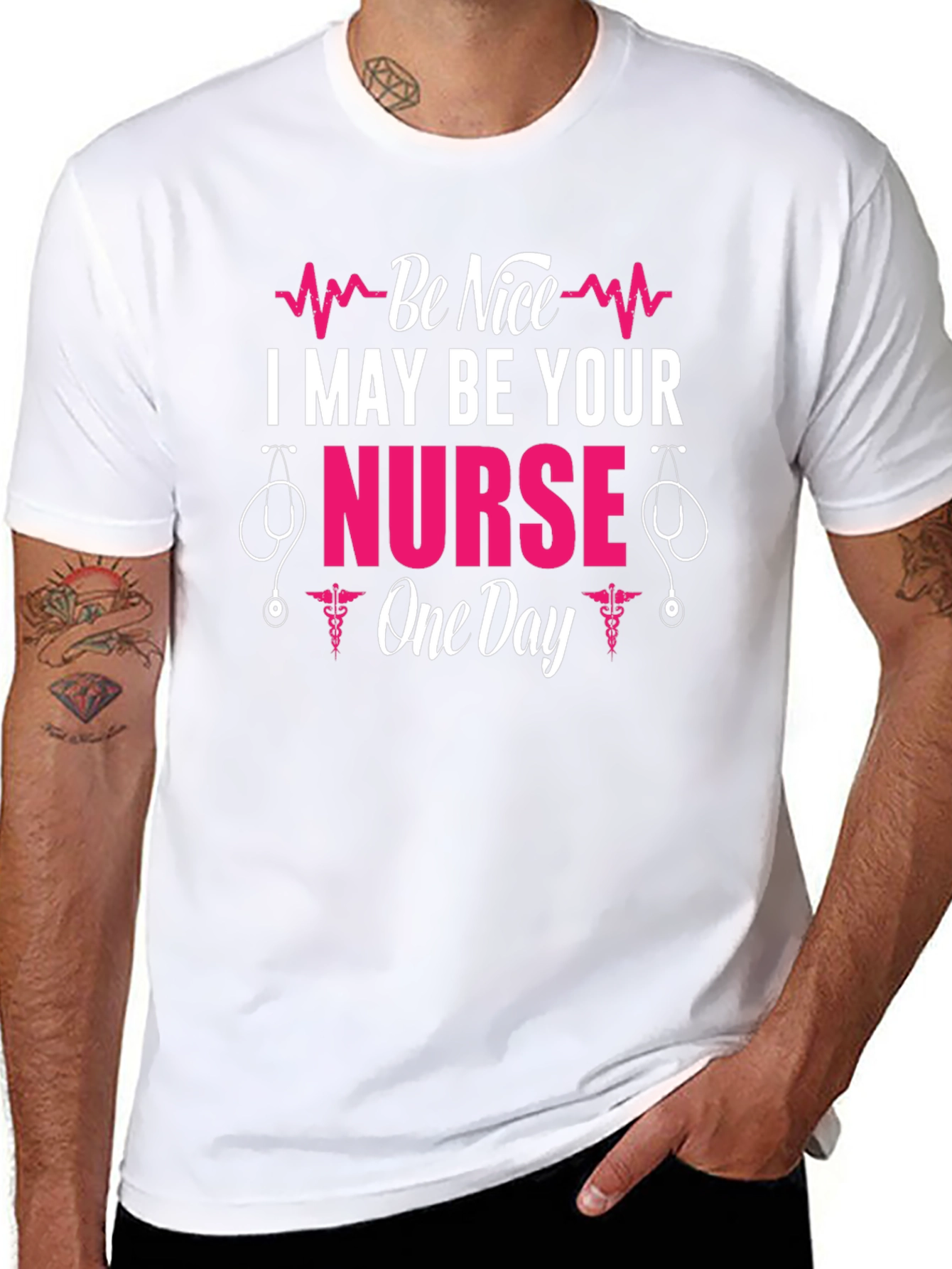 Camiseta Sé Amable Podría Ser Tu Enfermera