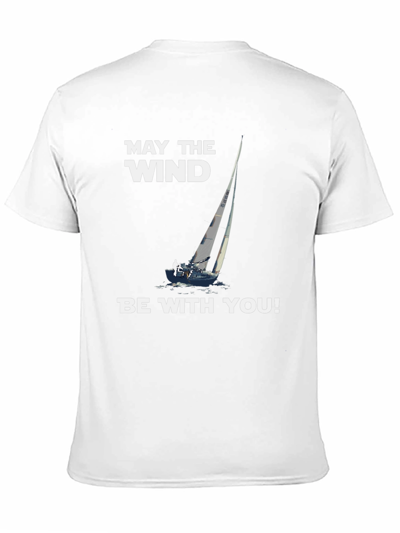 Camiseta Negra: Que el Viento te Acompañe