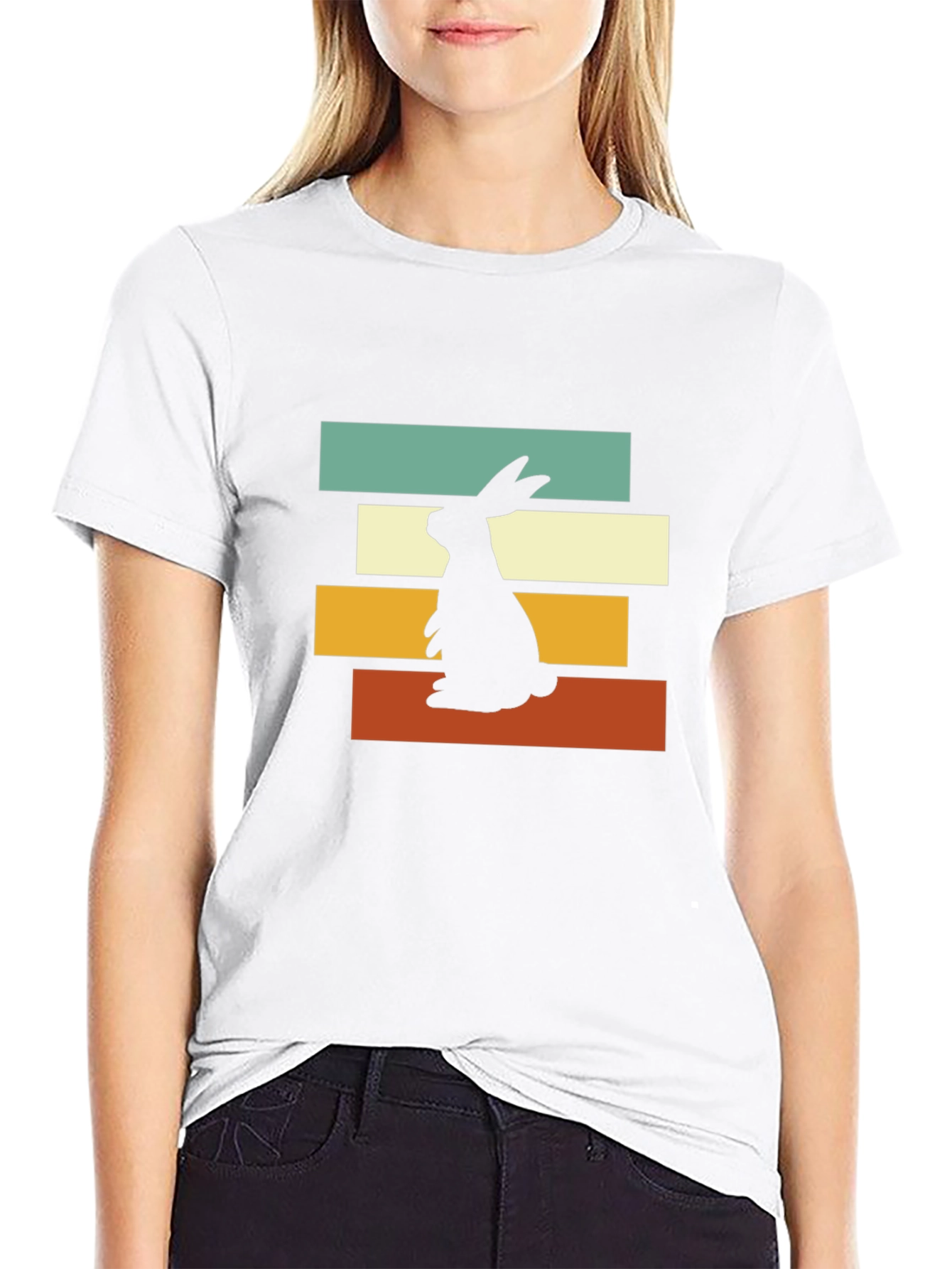 Camiseta Conejo Retro para Hombre - Diseño Casual
