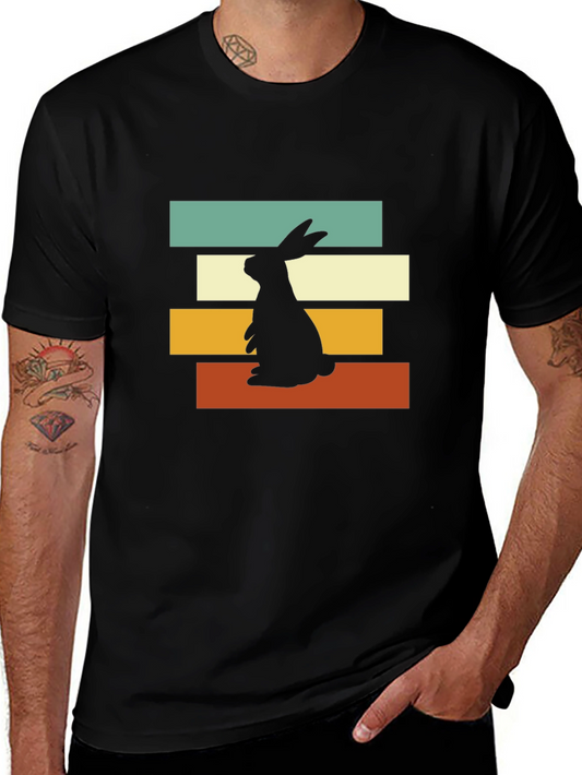Camiseta Conejo Retro para Hombre - Diseño Casual