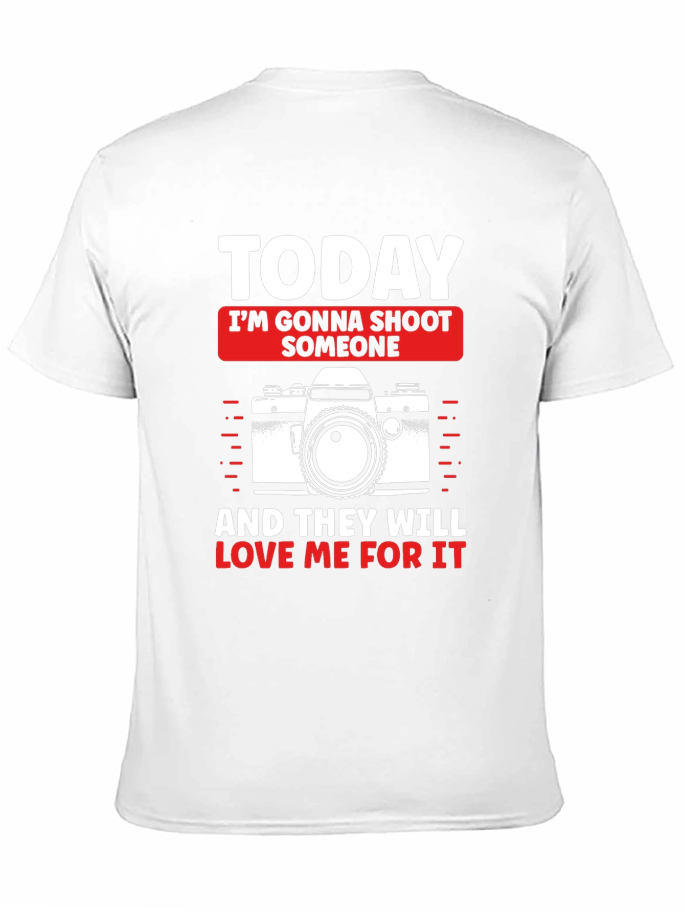 Camiseta Negra con Diseño de Fotografía