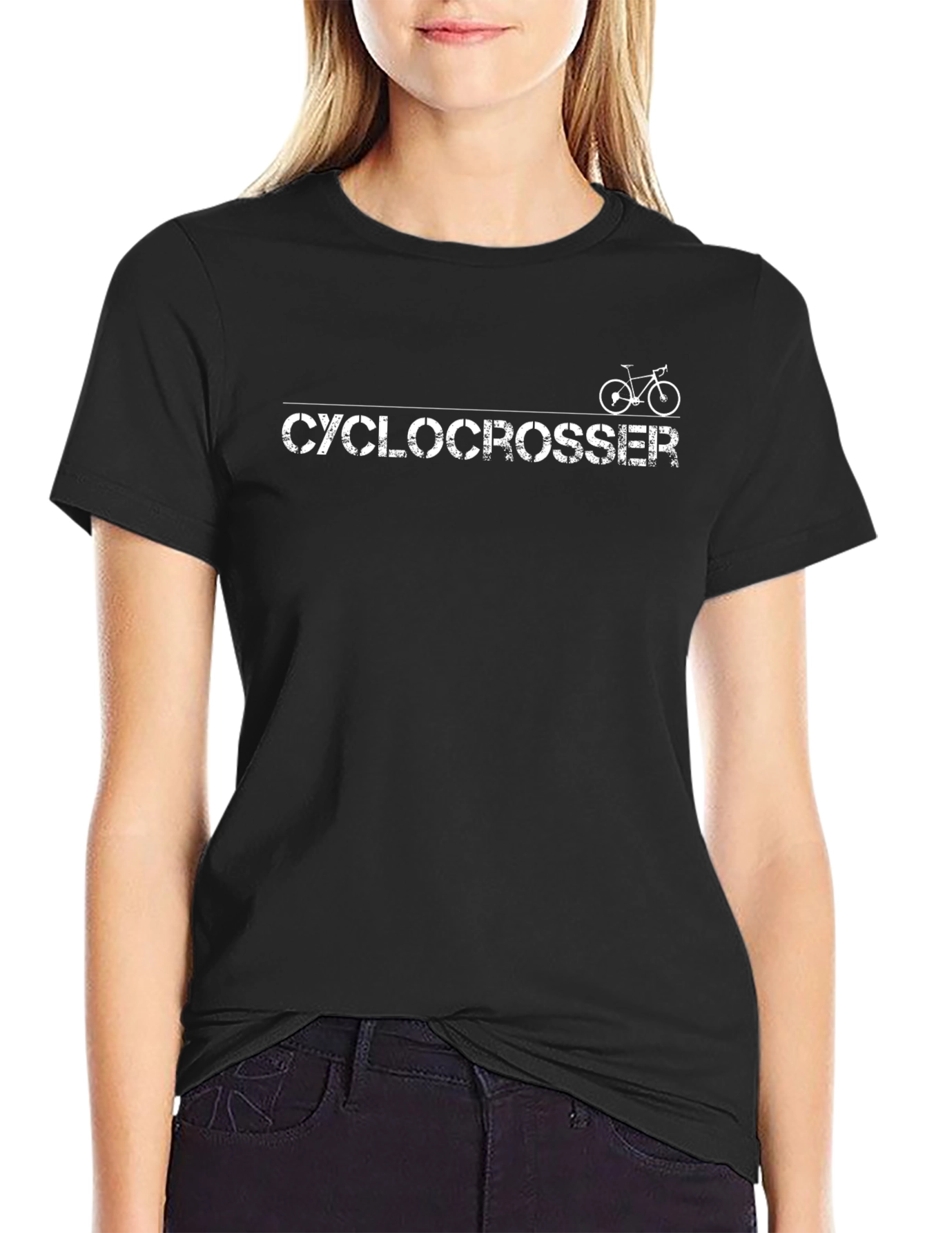 Camiseta Ciclocrosser Negra para Hombre