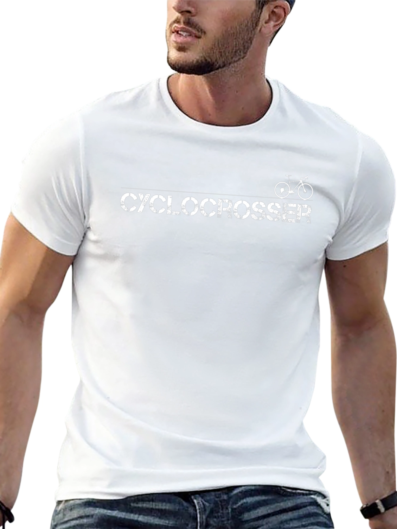 Camiseta Ciclocrosser Negra para Hombre