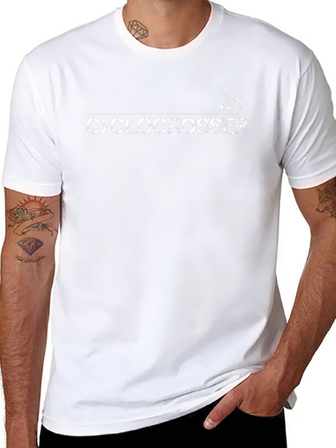 Camiseta Ciclocrosser Negra para Hombre