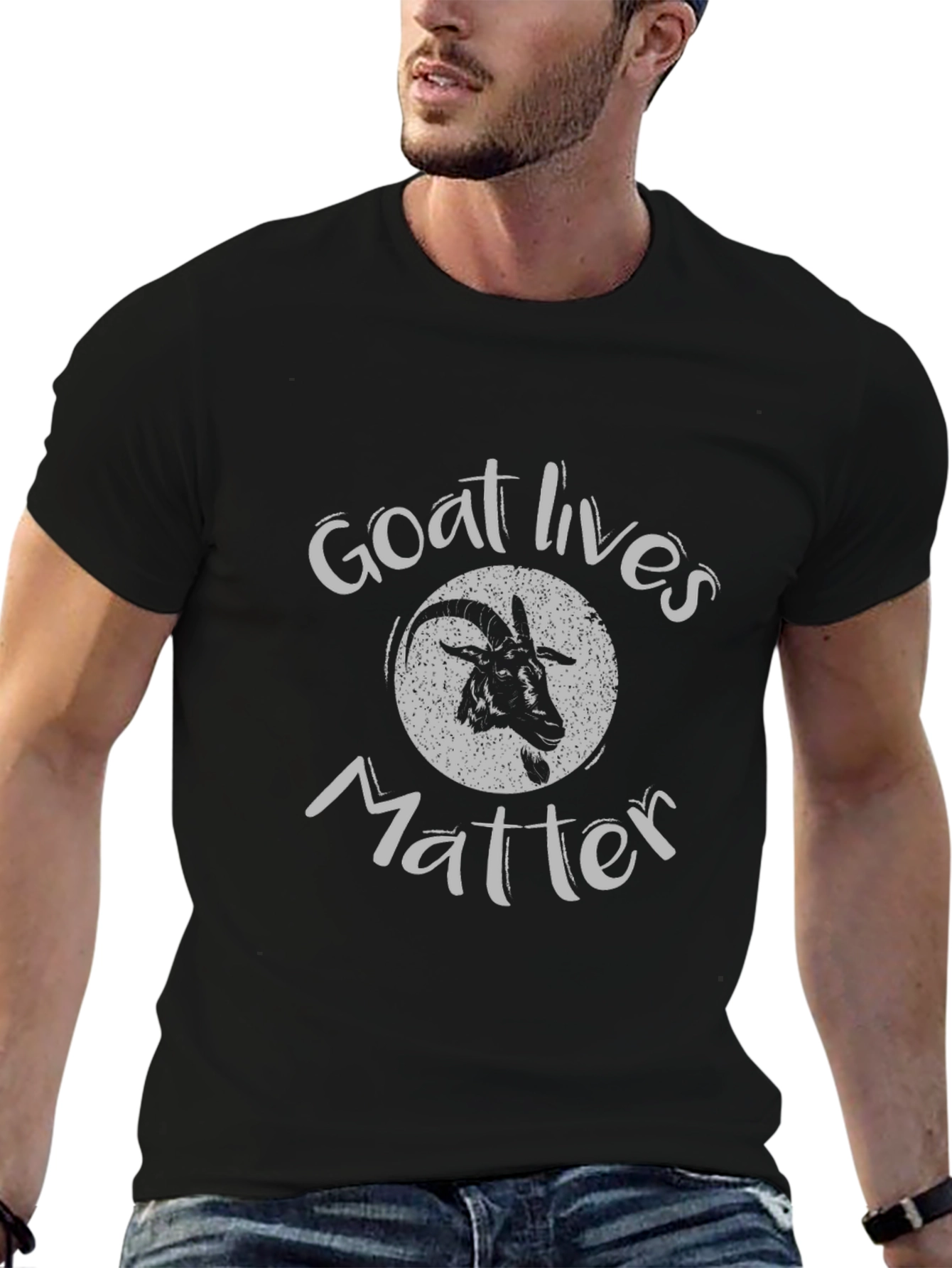 Camiseta Negra: Vidas de Cabras Importan