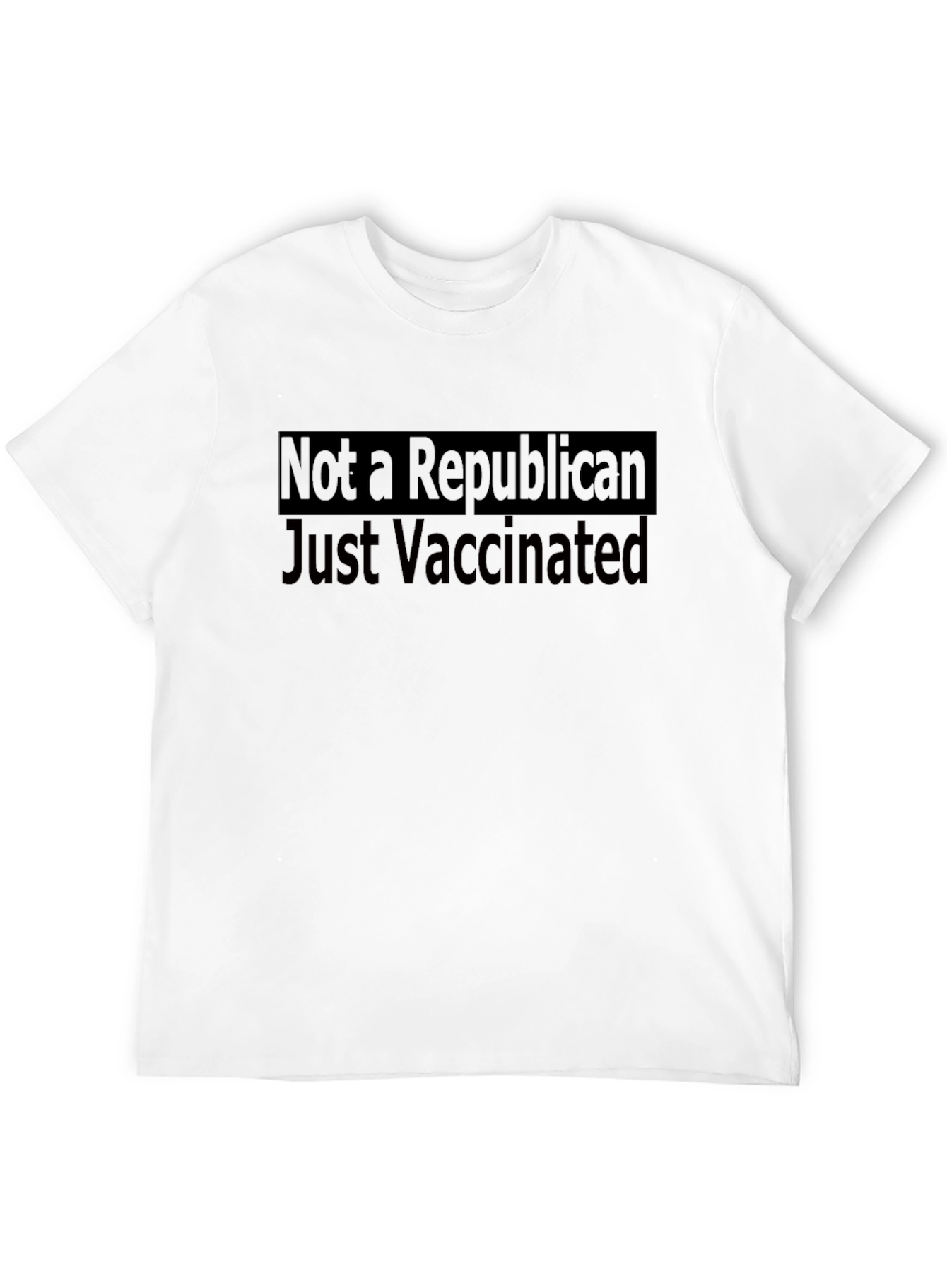 Camiseta Unisex: No Soy Republicano Solo Vacunado