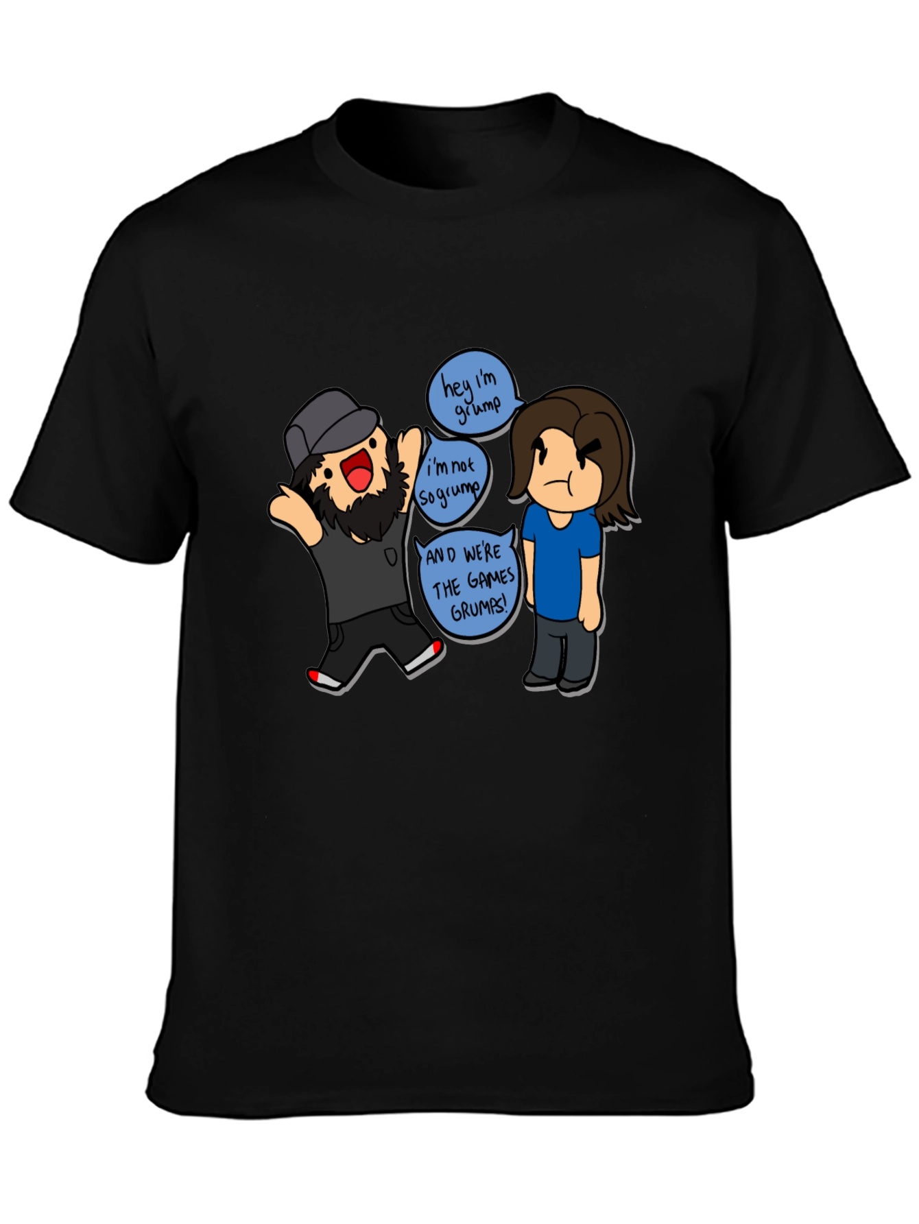 Camiseta Negra Game Grumps - Edición Limitada