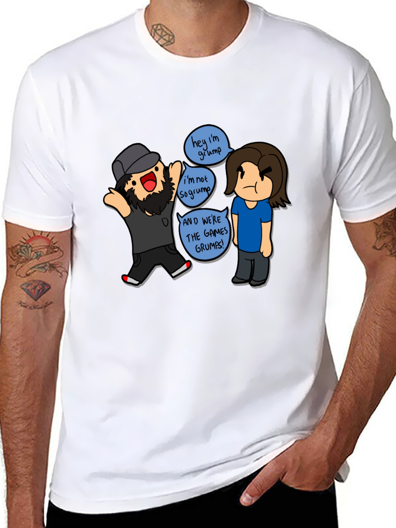 Camiseta Negra Game Grumps - Edición Limitada