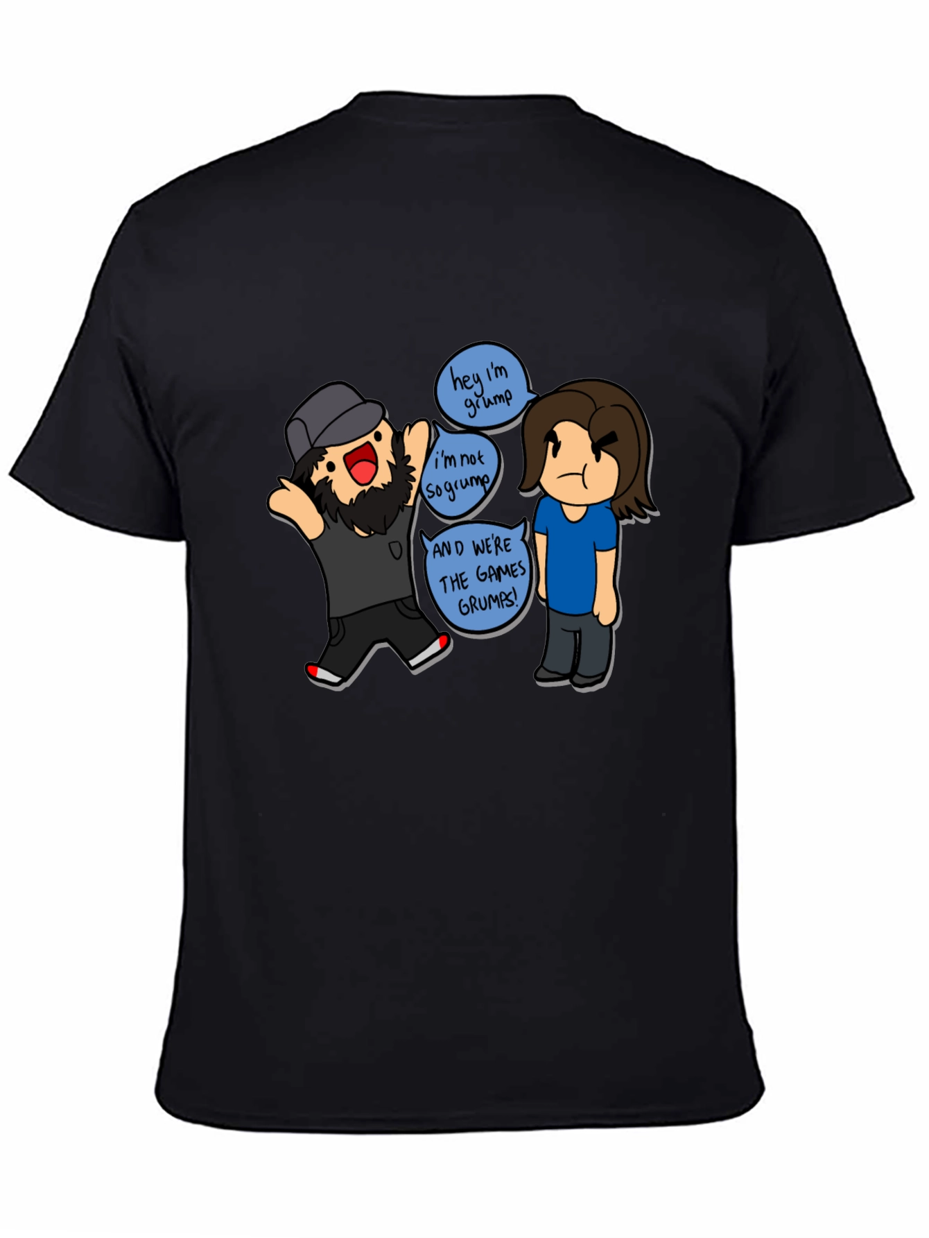 Camiseta Negra Game Grumps - Edición Limitada