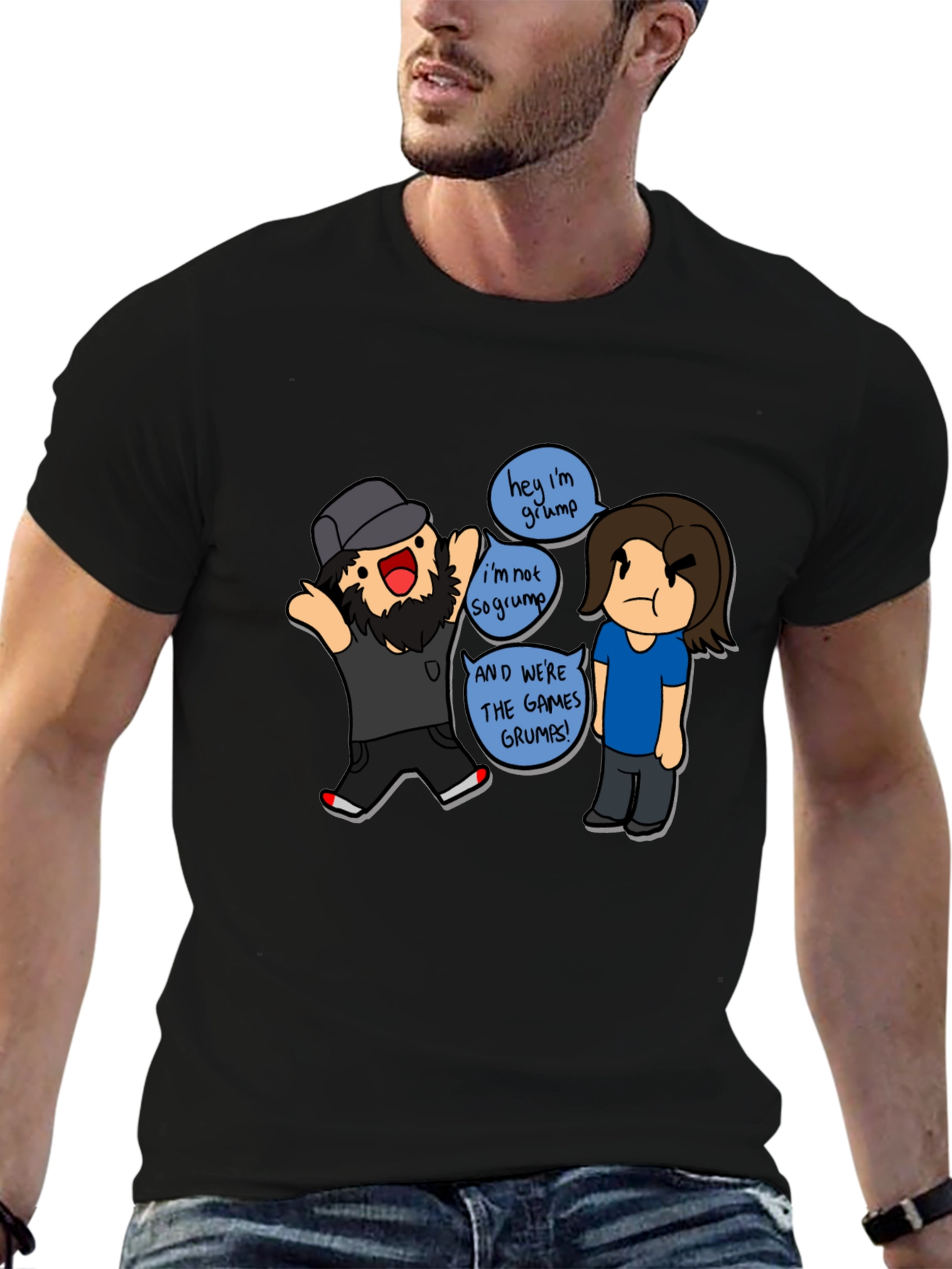 Camiseta Negra Game Grumps - Edición Limitada