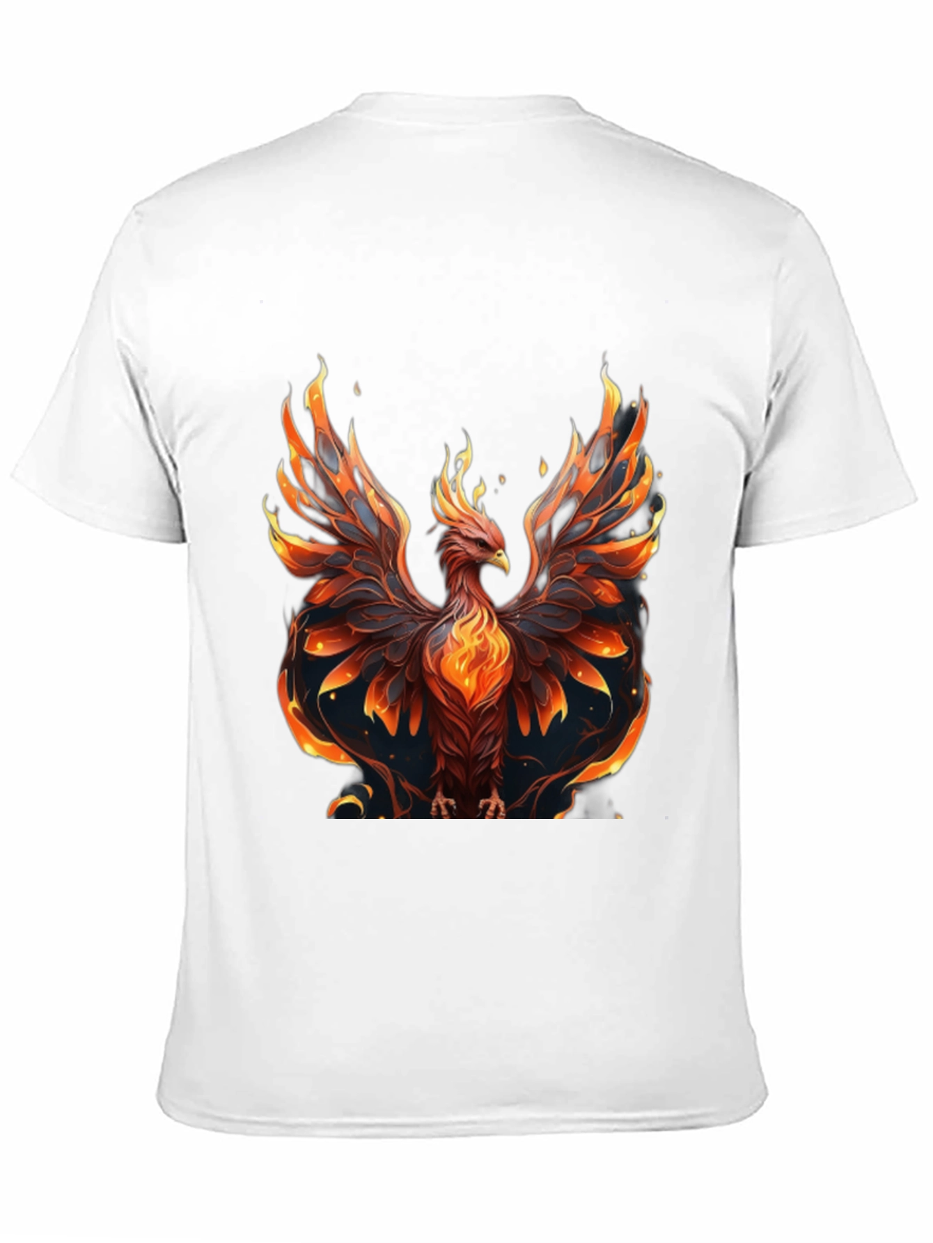 Camiseta Hombre: Fénix Ardiente