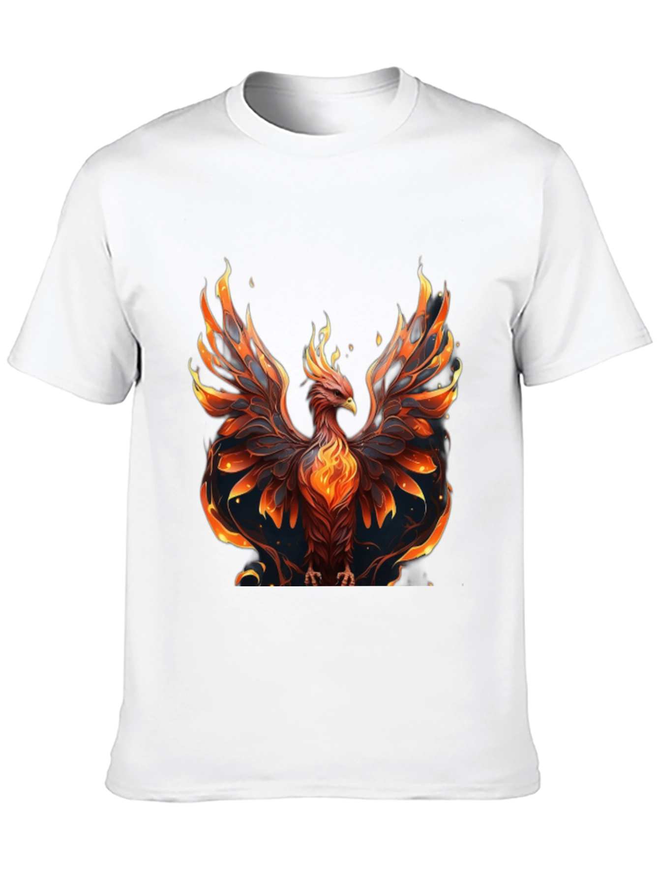 Camiseta Hombre: Fénix Ardiente