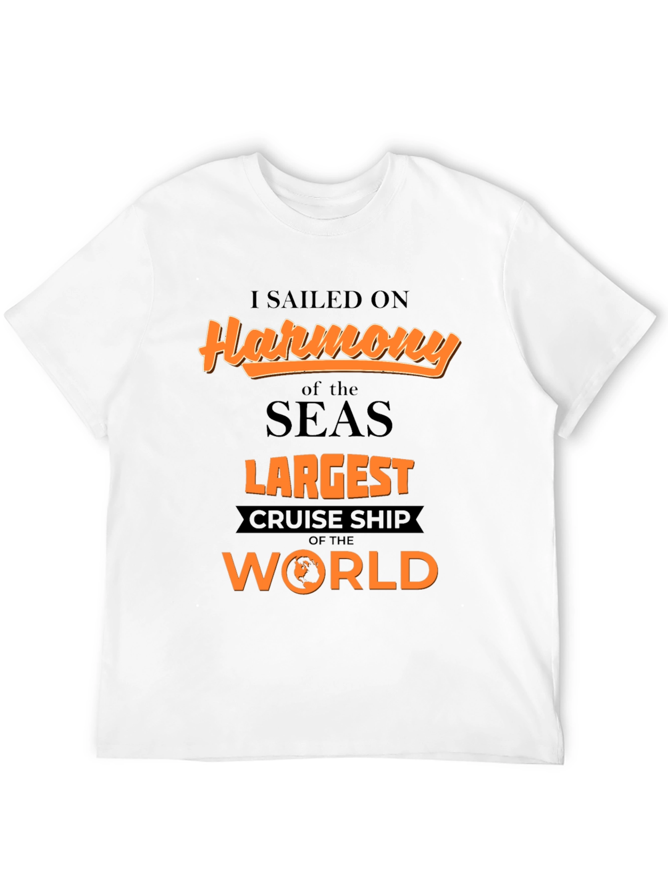 Camiseta Negra Harmony of the Seas