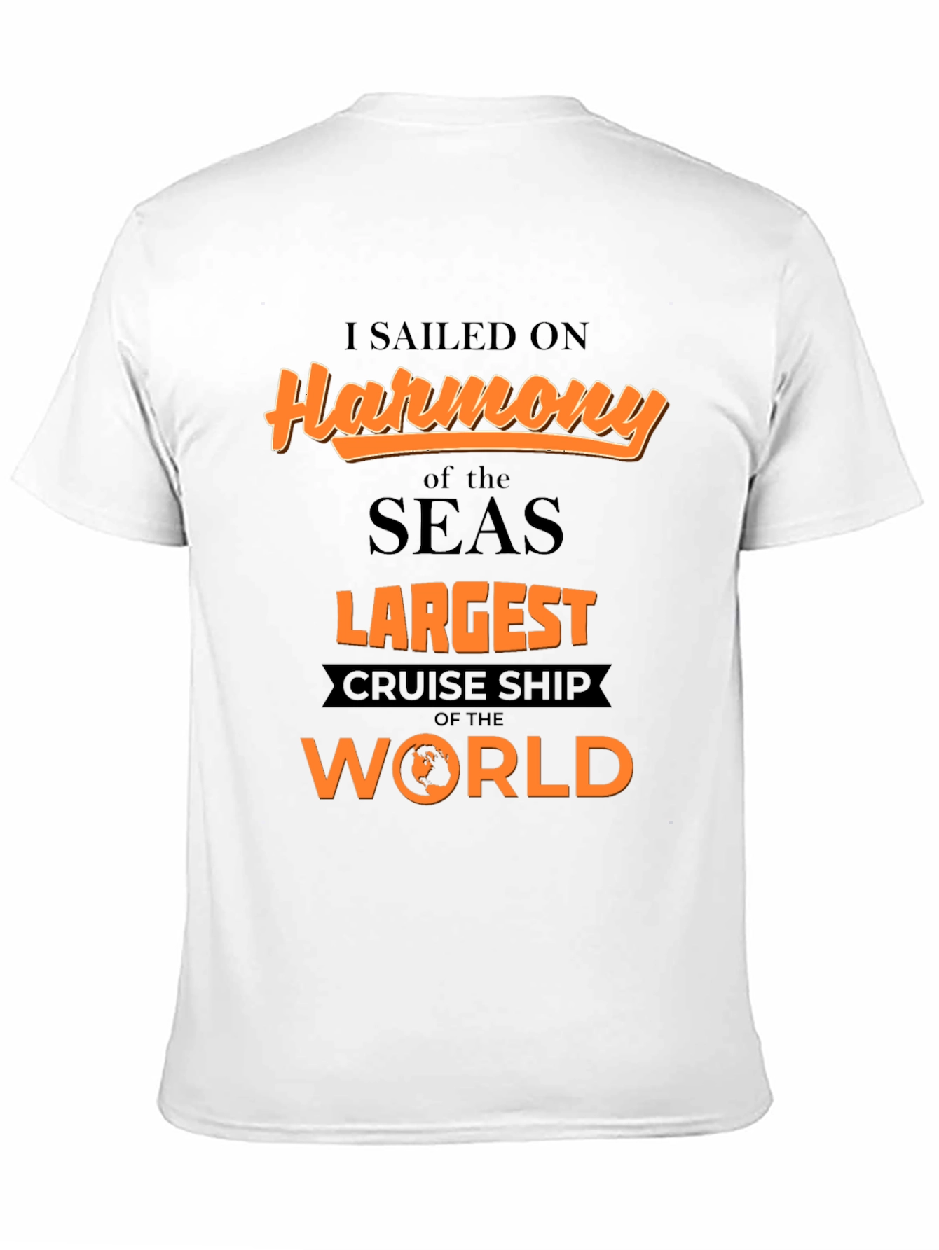 Camiseta Negra Harmony of the Seas