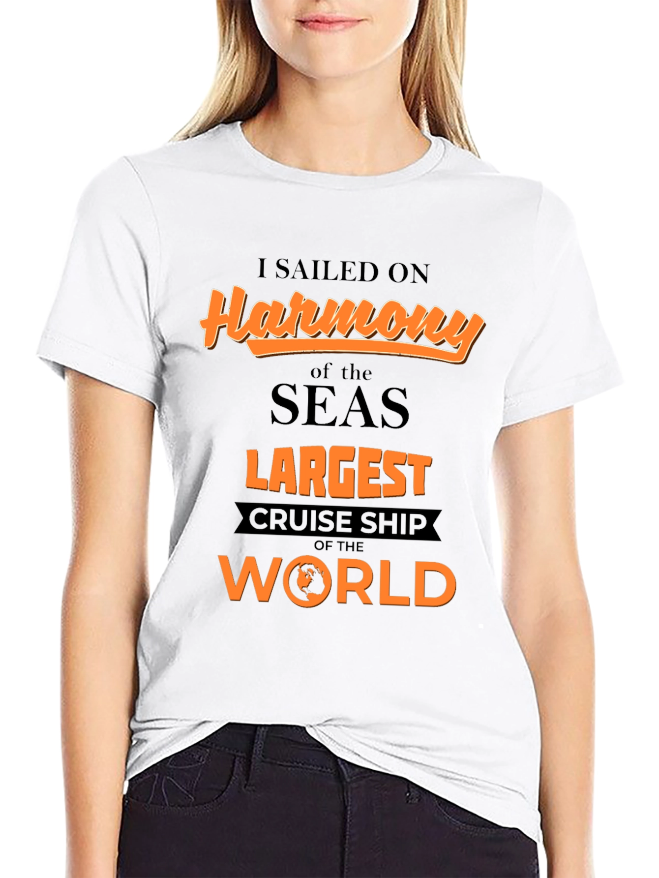 Camiseta Negra Harmony of the Seas