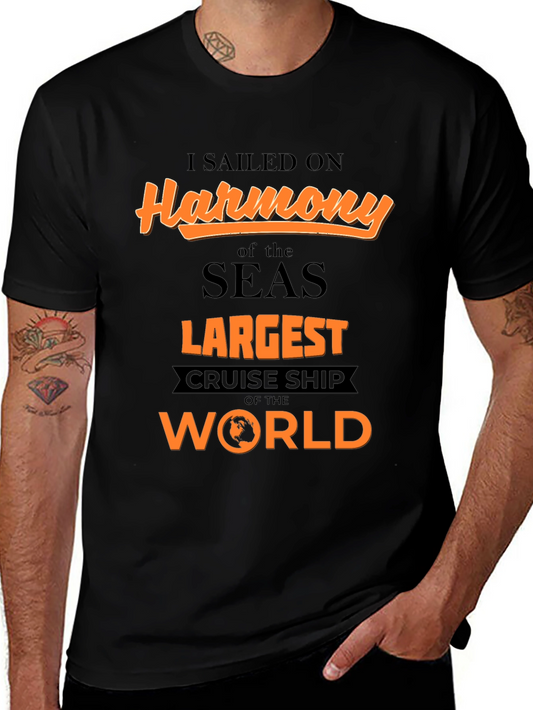 Camiseta Negra Harmony of the Seas