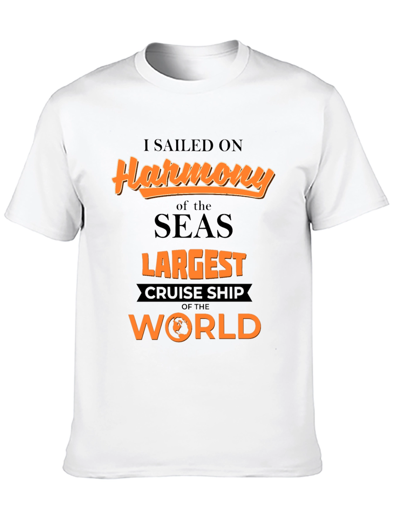 Camiseta Negra Harmony of the Seas