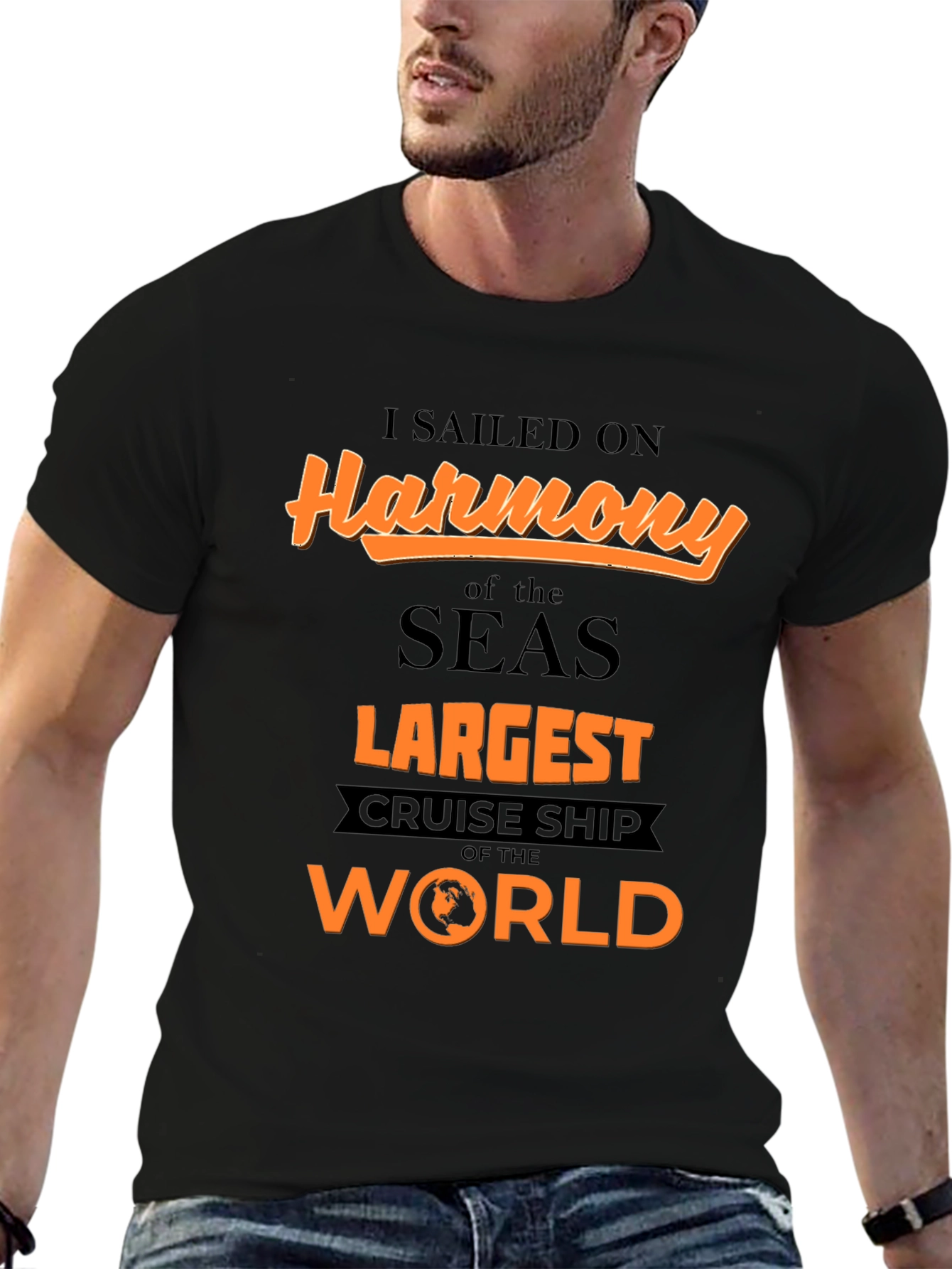 Camiseta Negra Harmony of the Seas