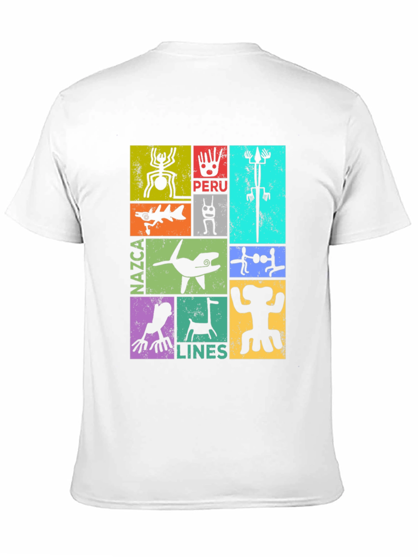 Camiseta Negra Diseño Nazca Perú