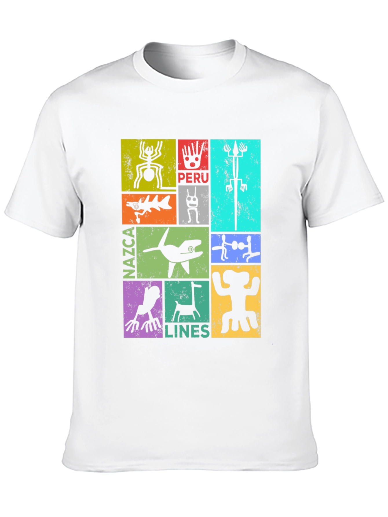 Camiseta Negra Diseño Nazca Perú