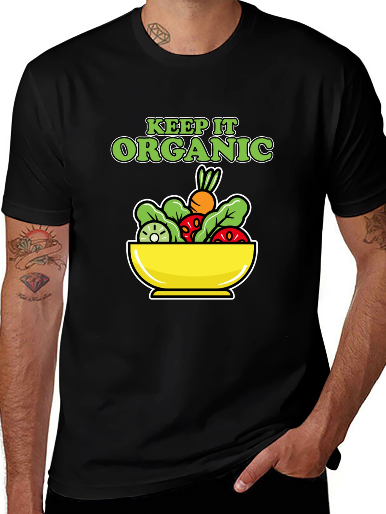 Camiseta Negra Keep It Organic