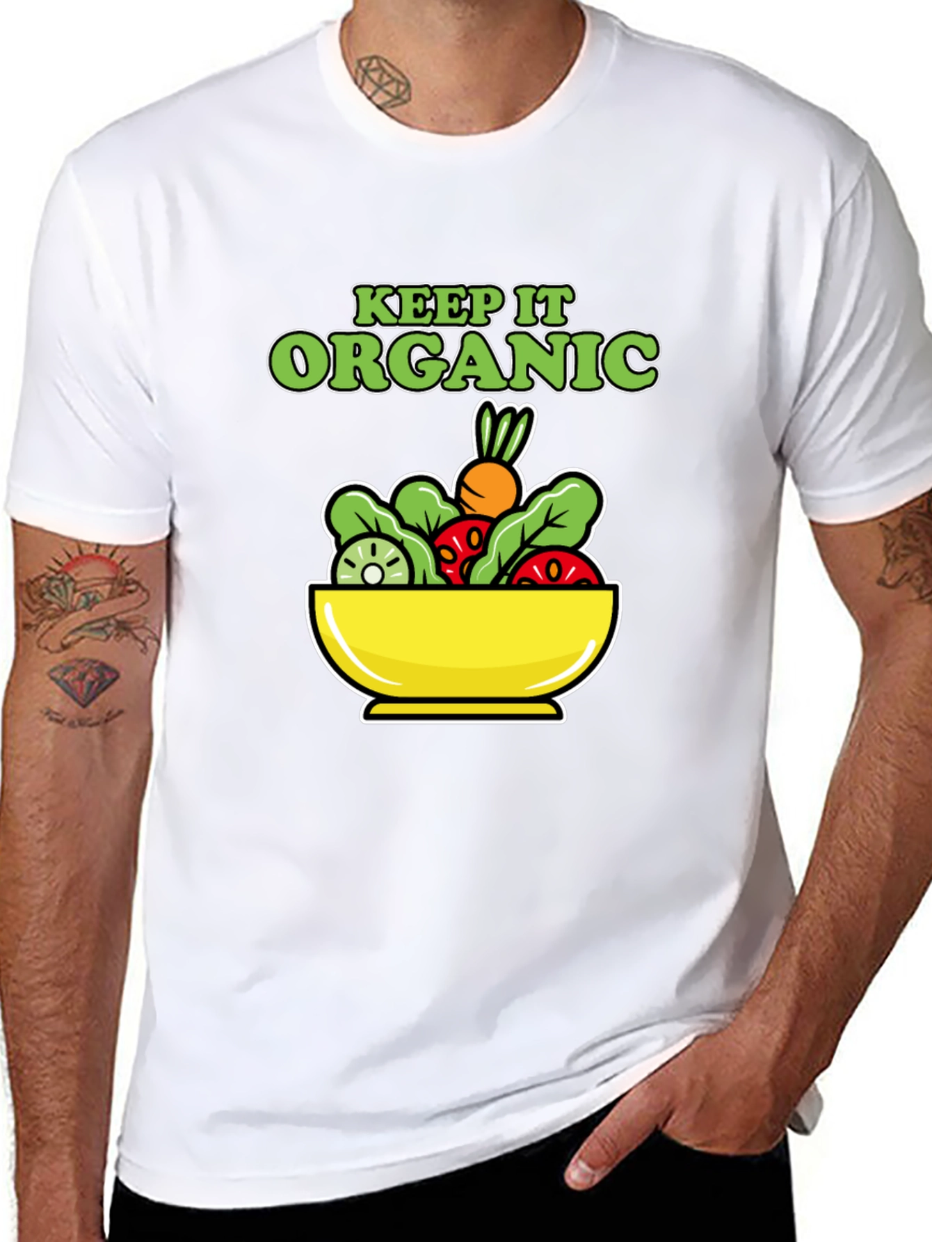 Camiseta Negra Keep It Organic