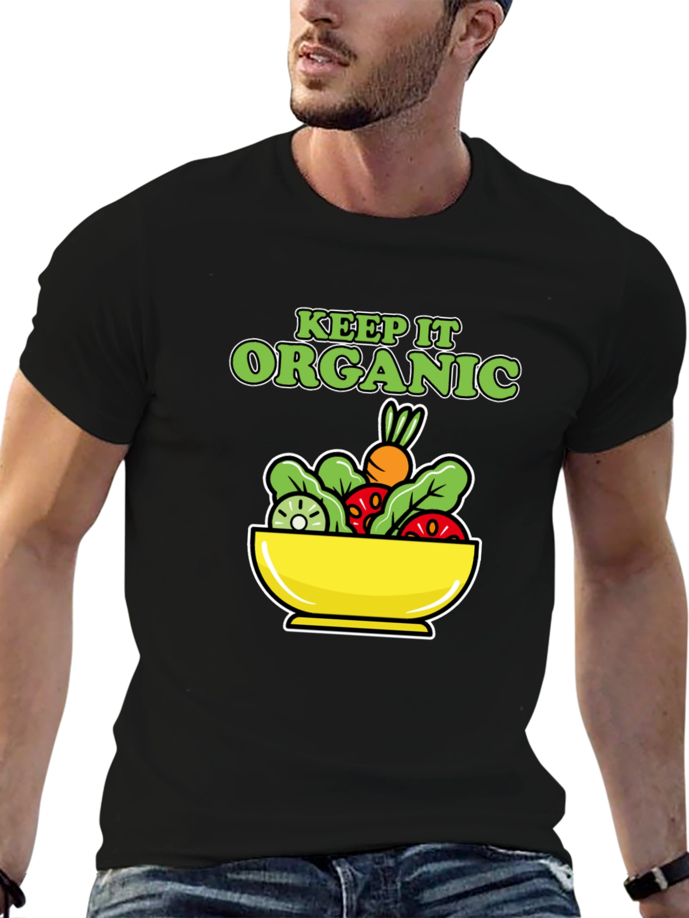 Camiseta Negra Keep It Organic