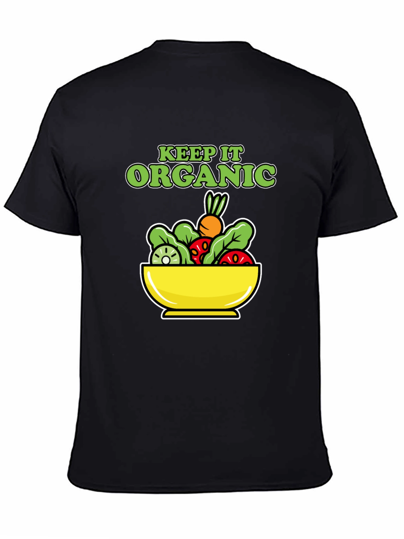 Camiseta Negra Keep It Organic
