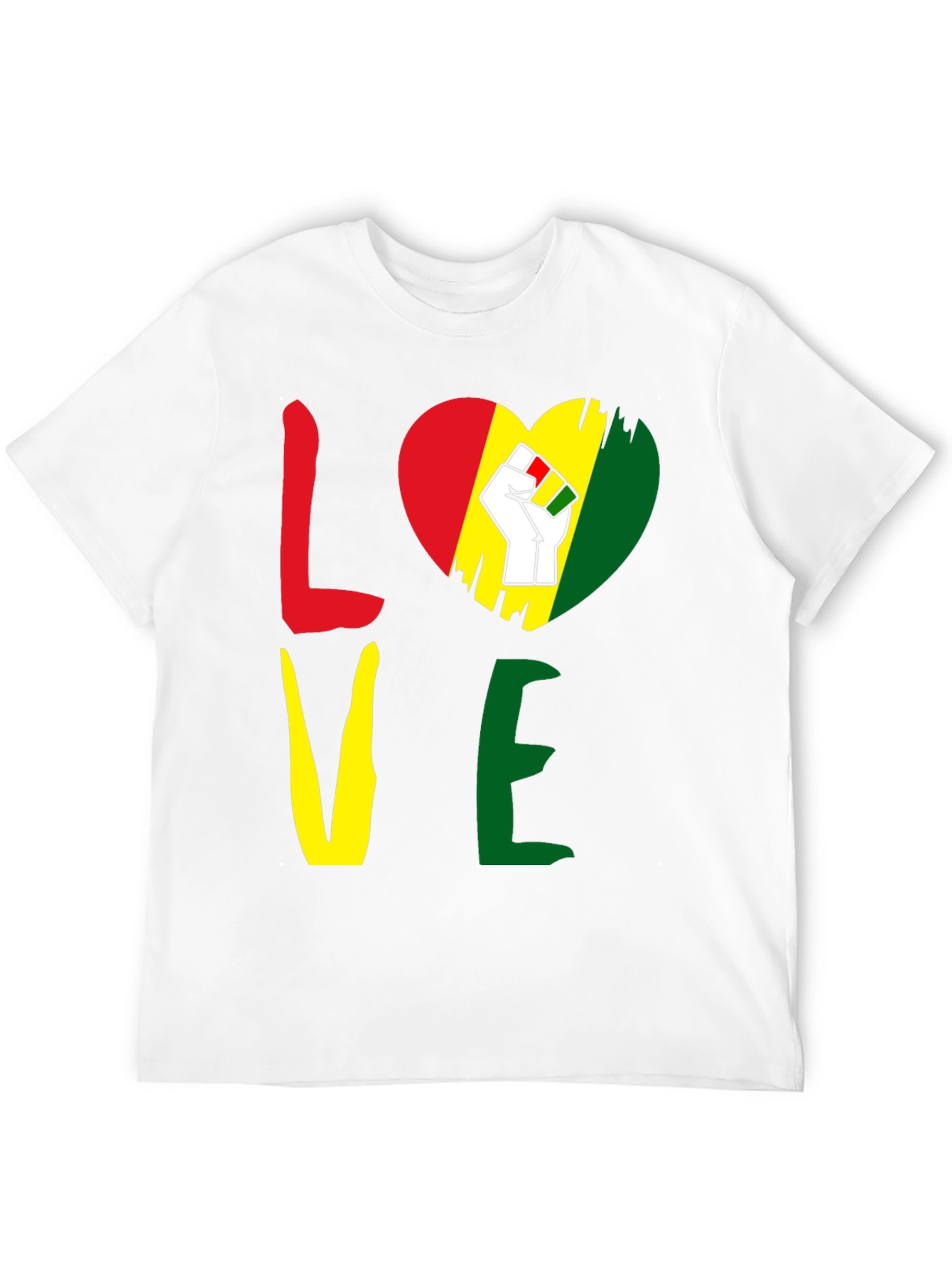 Camiseta Love con puño rebelde - Conciencia y estilo