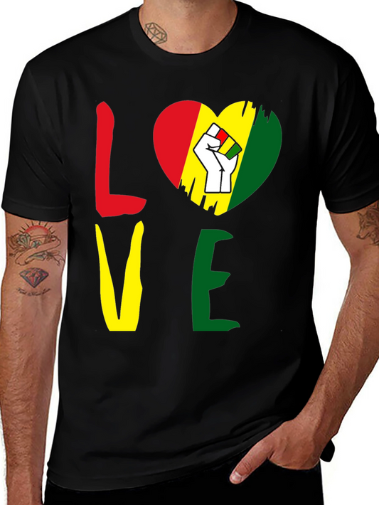 Camiseta Love con puño rebelde - Conciencia y estilo