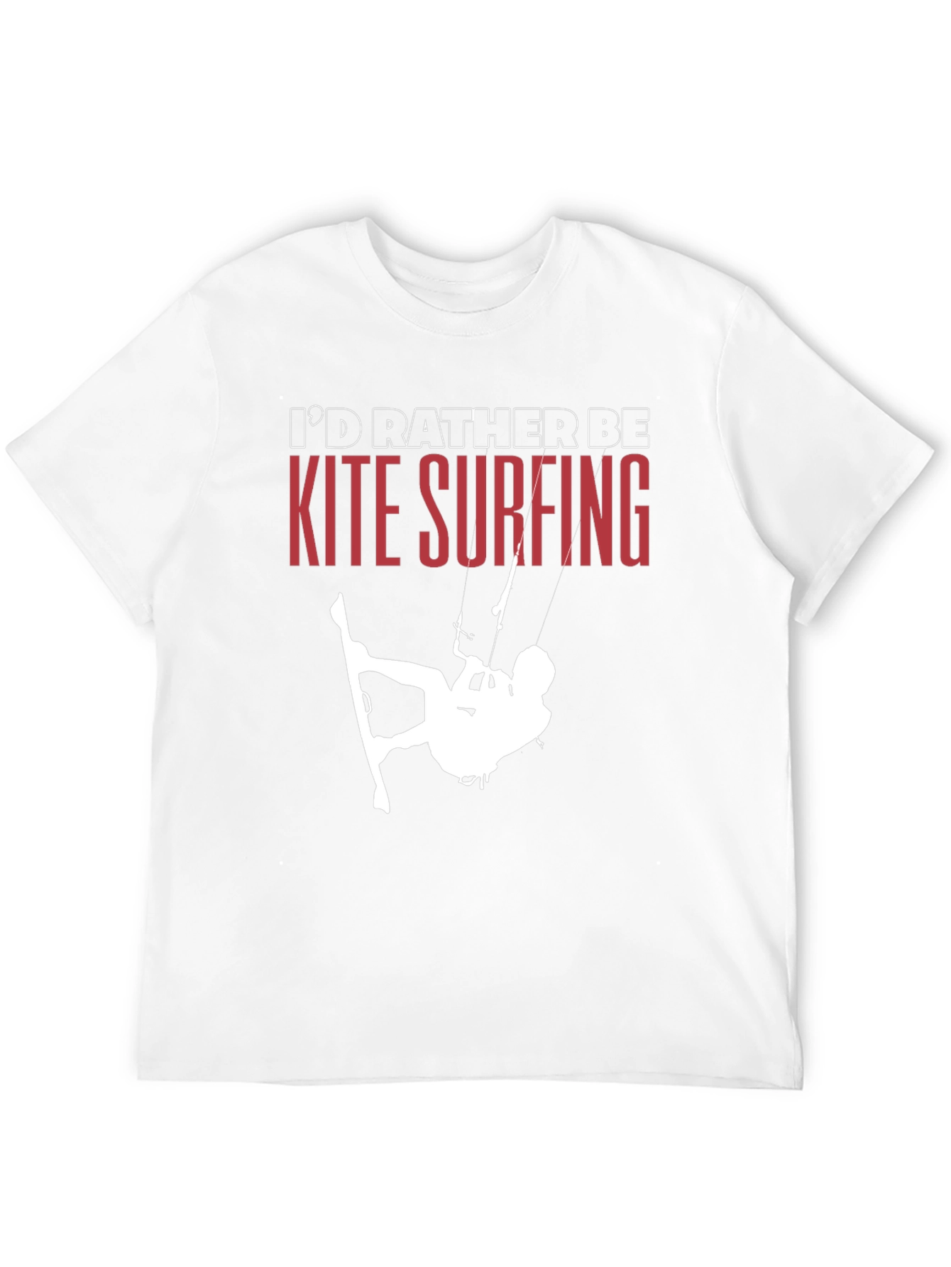 Camiseta Negra Kite Surfing para Aventureros Acuáticos