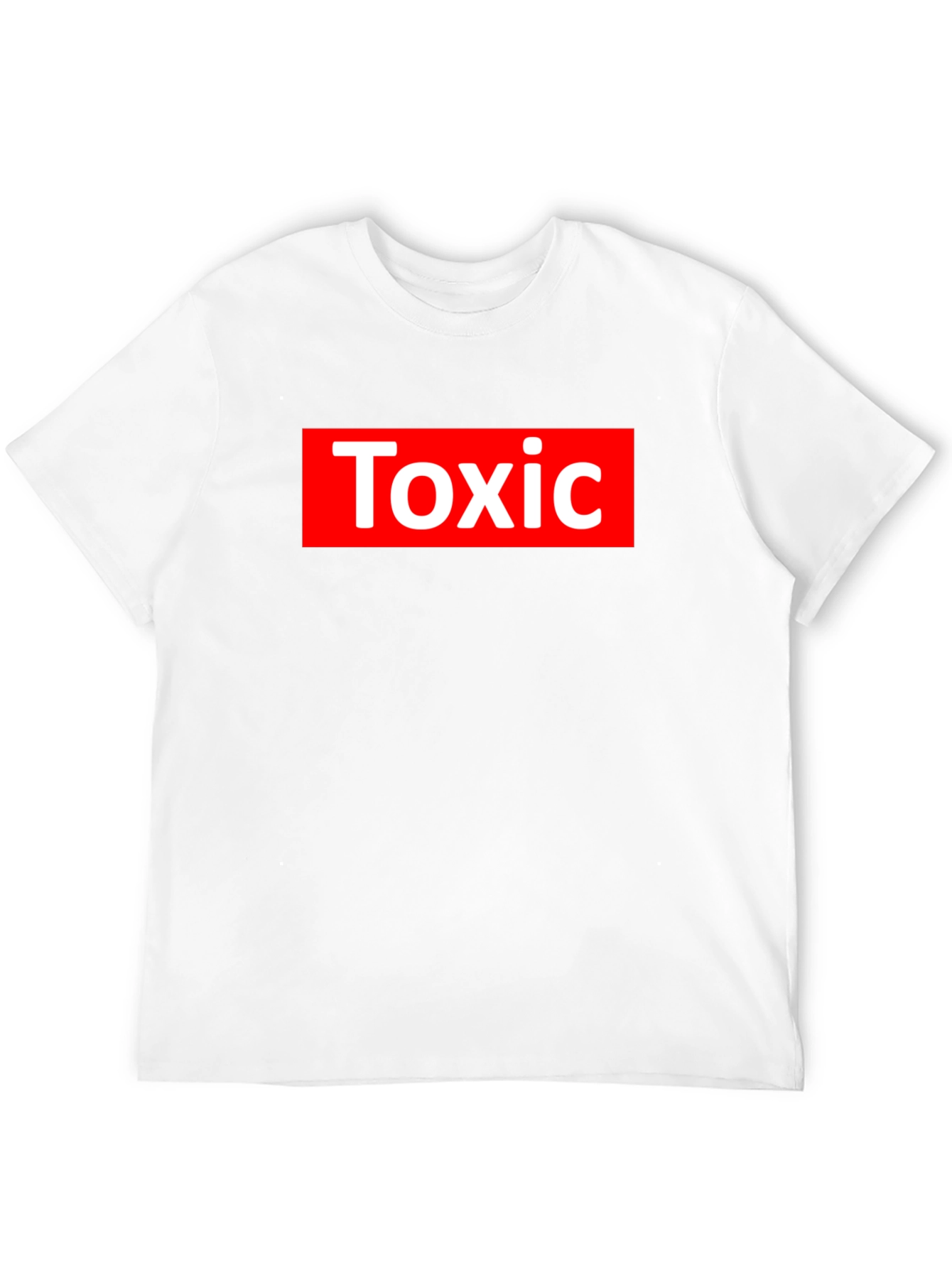 Camiseta Negra Toxic Estilo Supreme