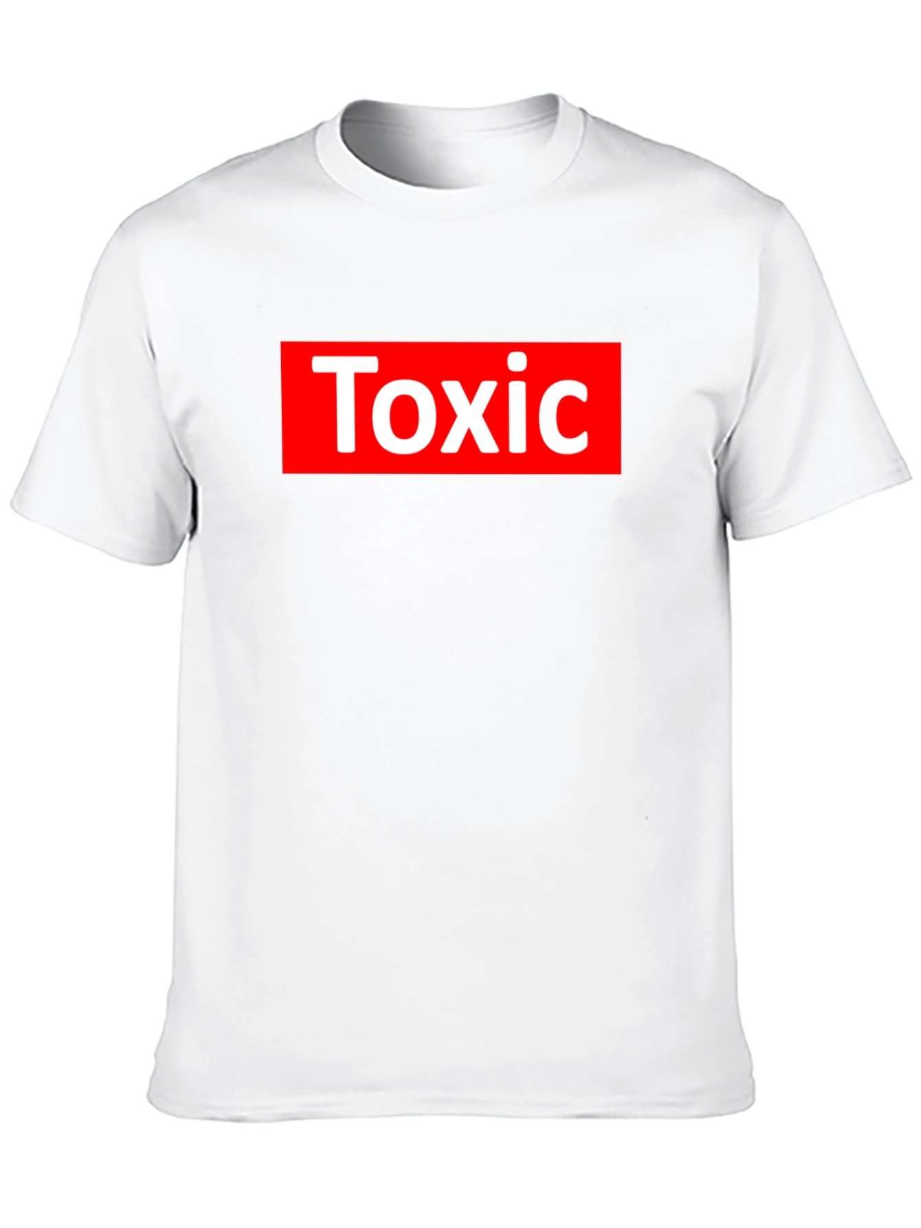 Camiseta Negra Toxic Estilo Supreme