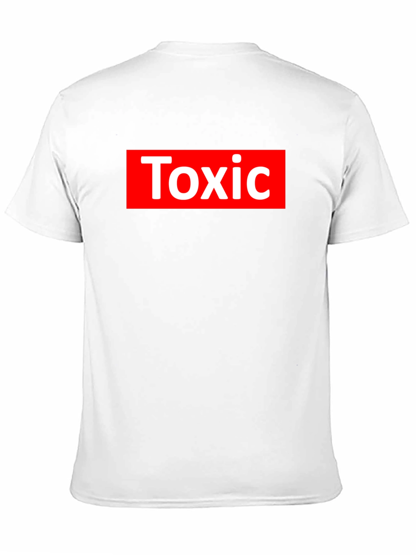 Camiseta Negra Toxic Estilo Supreme