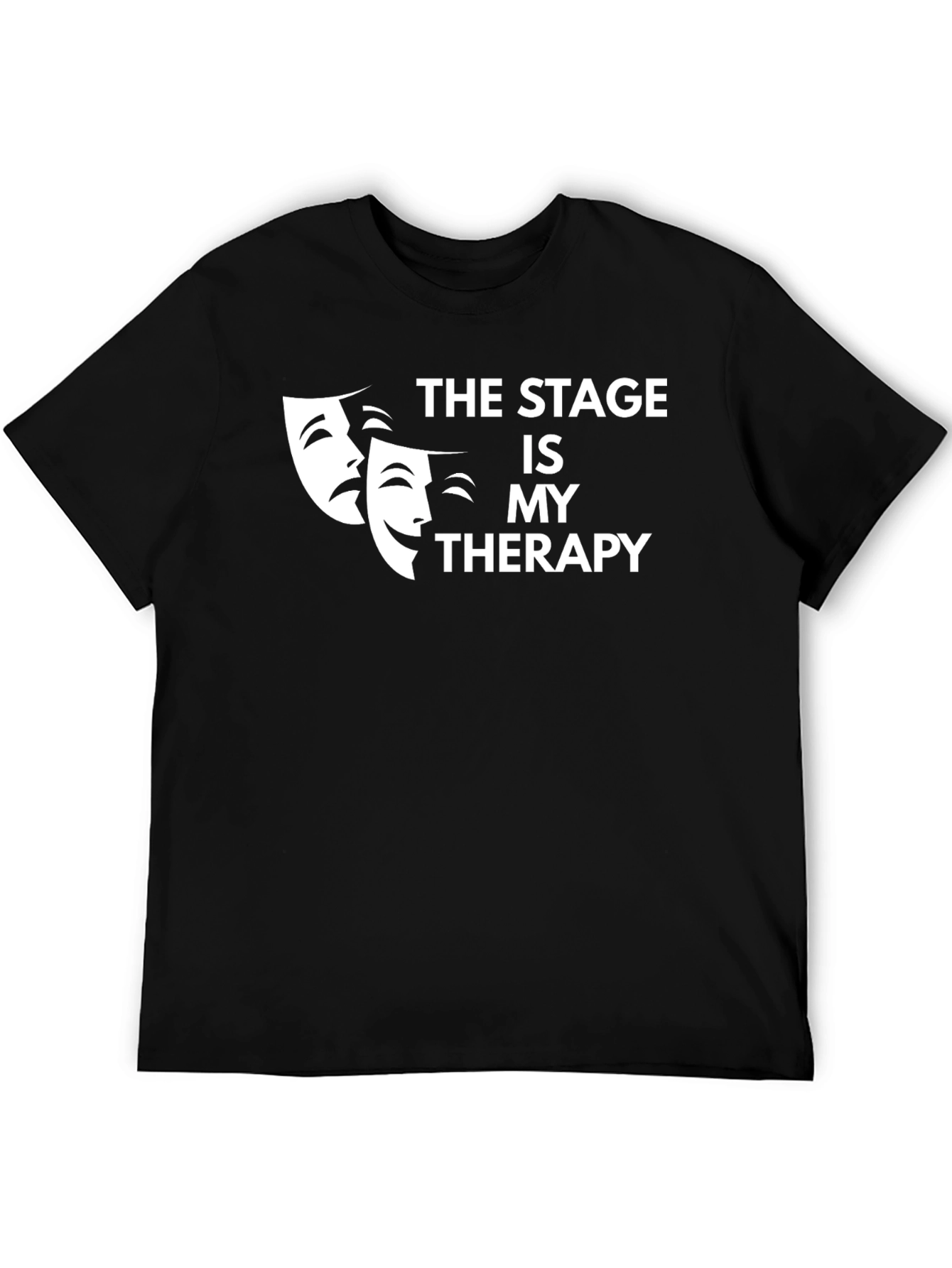 Camiseta Negra El Escenario es Mi Terapia