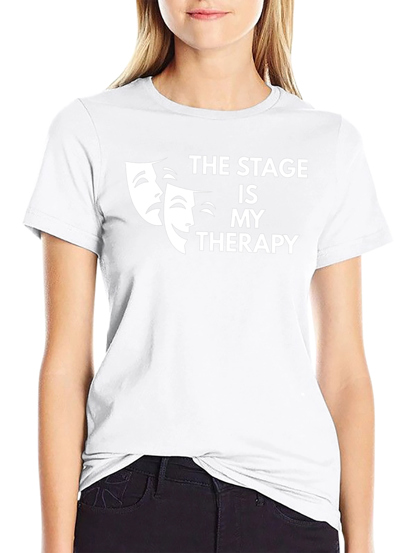 Camiseta Negra El Escenario es Mi Terapia