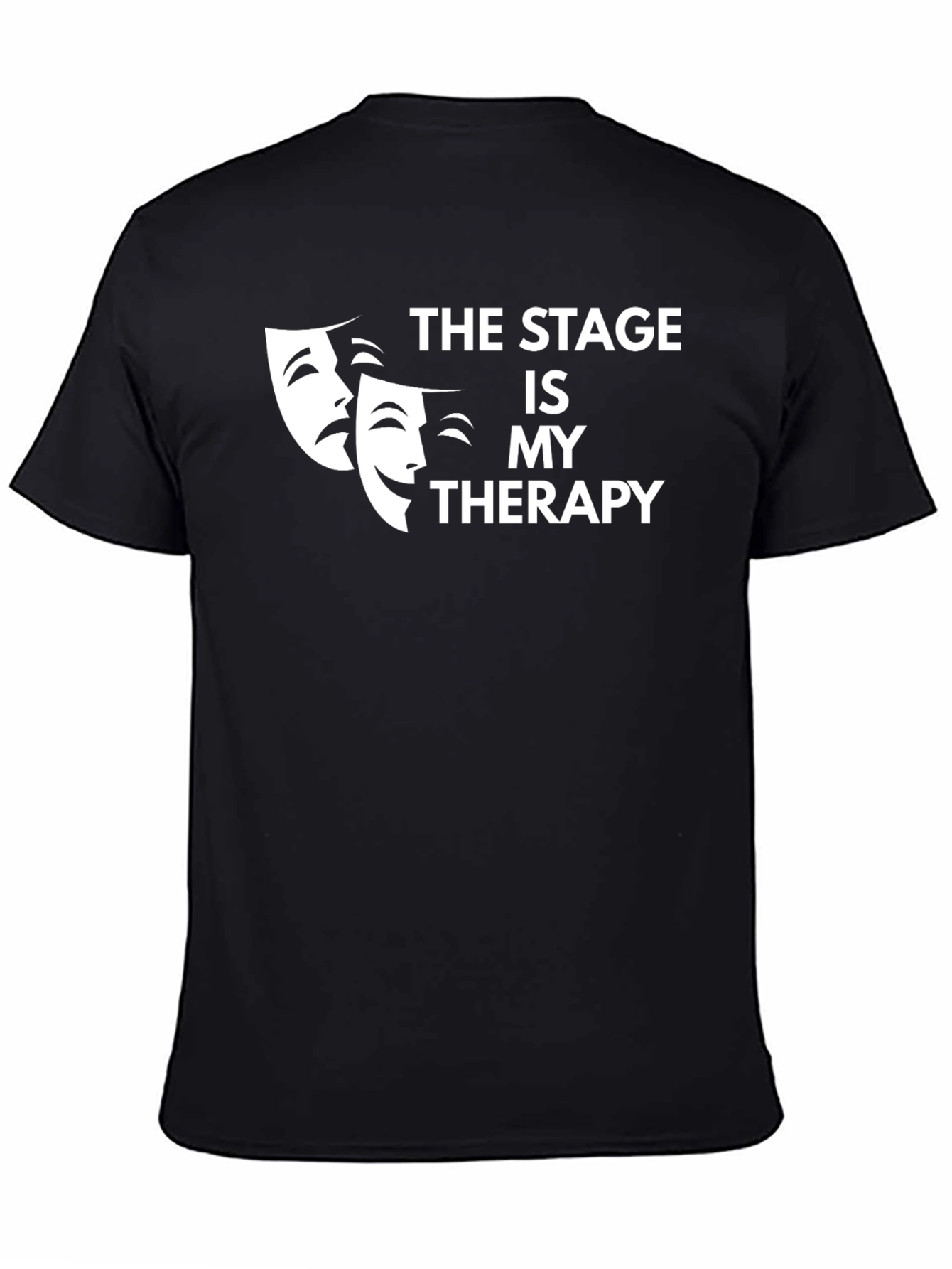 Camiseta Negra El Escenario es Mi Terapia