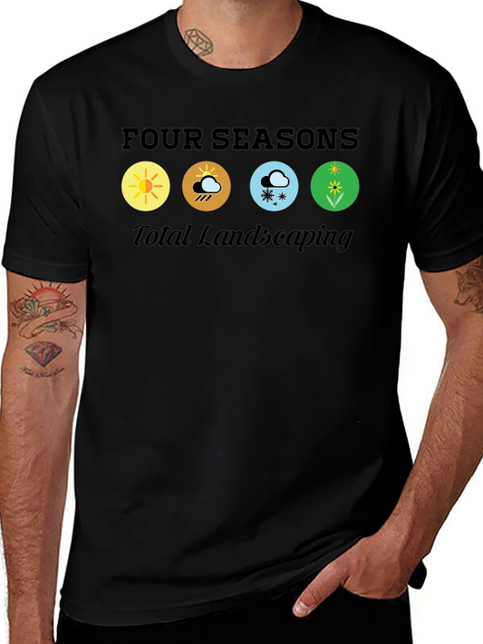 Camiseta Negra Four Seasons Total Landscaping