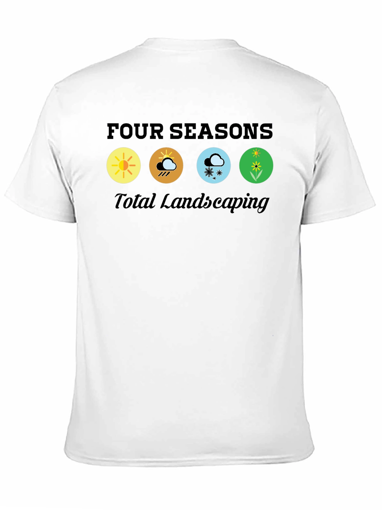 Camiseta Negra Four Seasons Total Landscaping