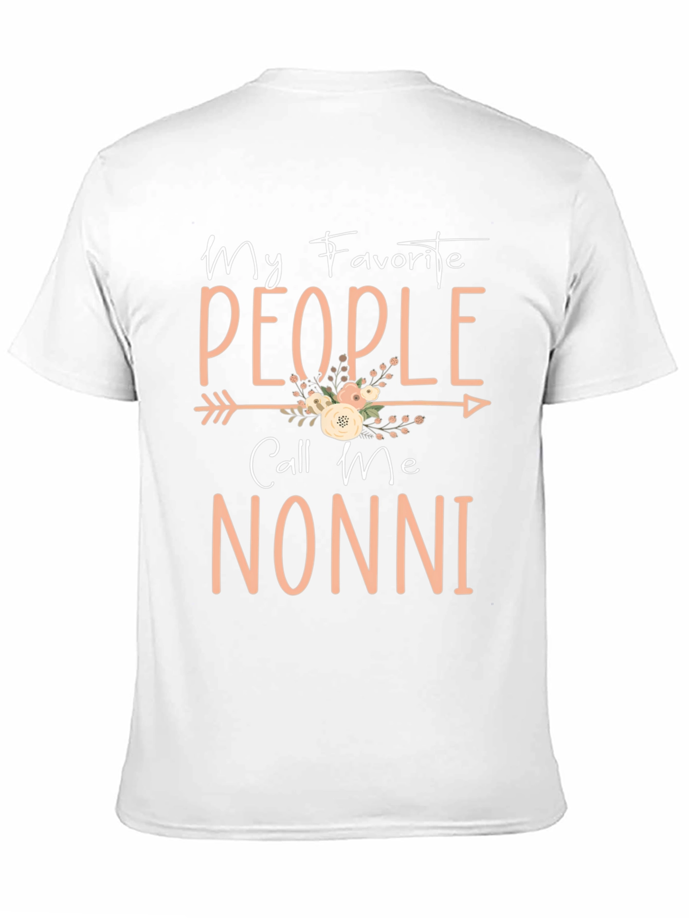 Camiseta Negra Mis Personas Favoritas Me Llaman Nonni