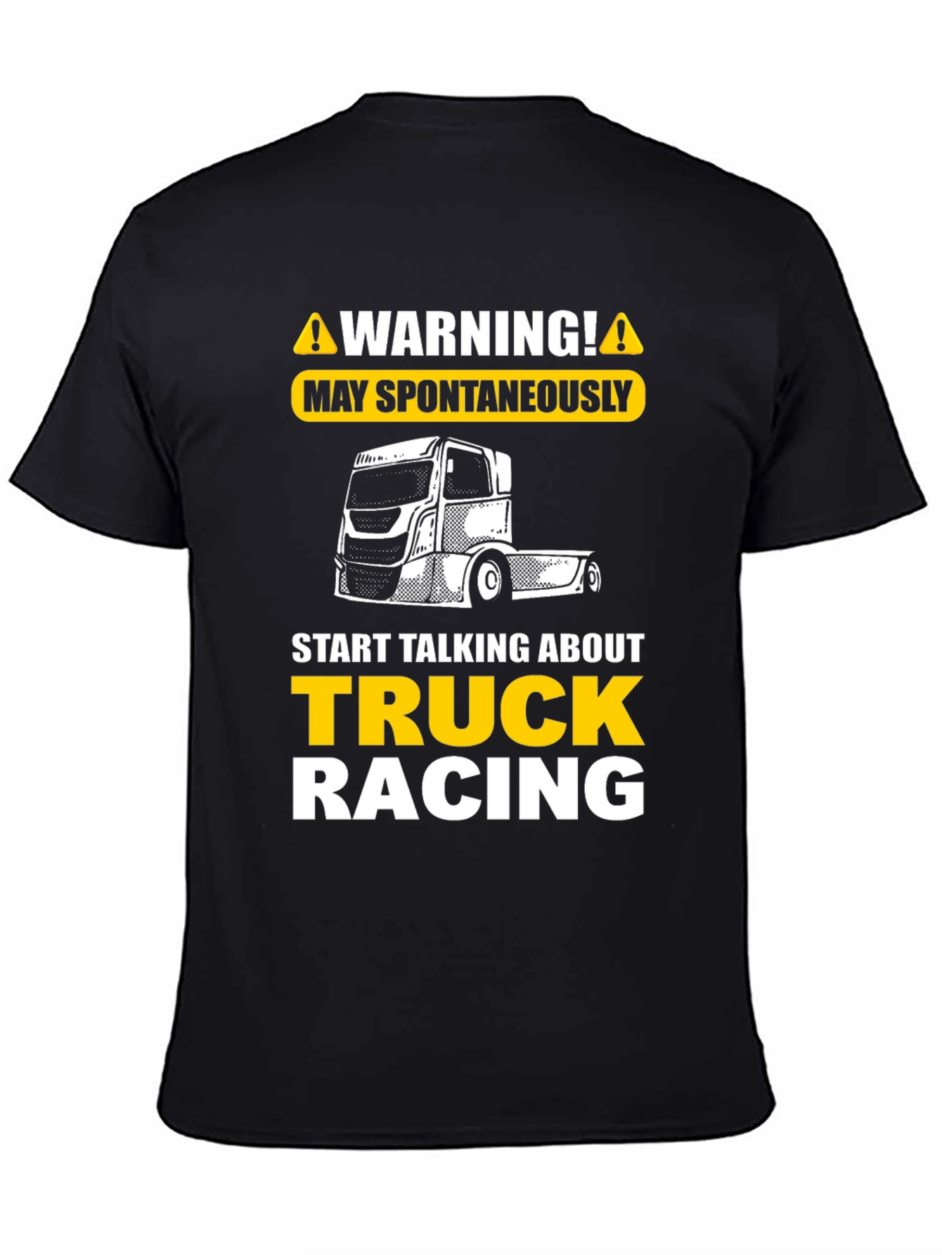 Camiseta Negra Truck Racing