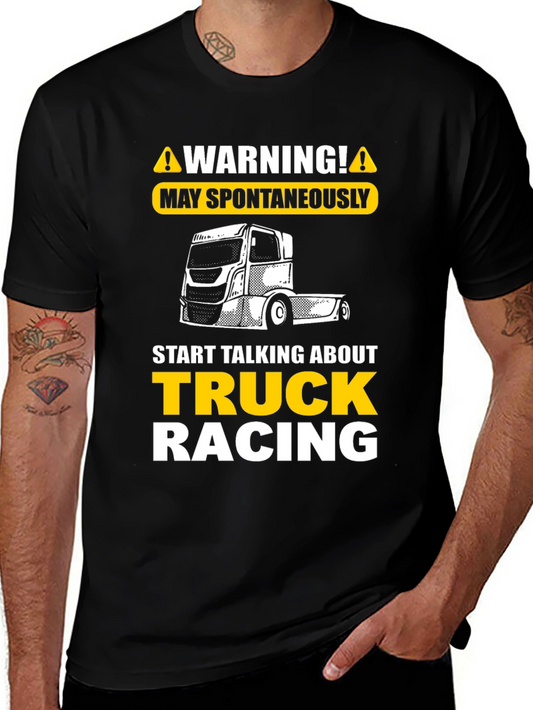 Camiseta Negra Truck Racing
