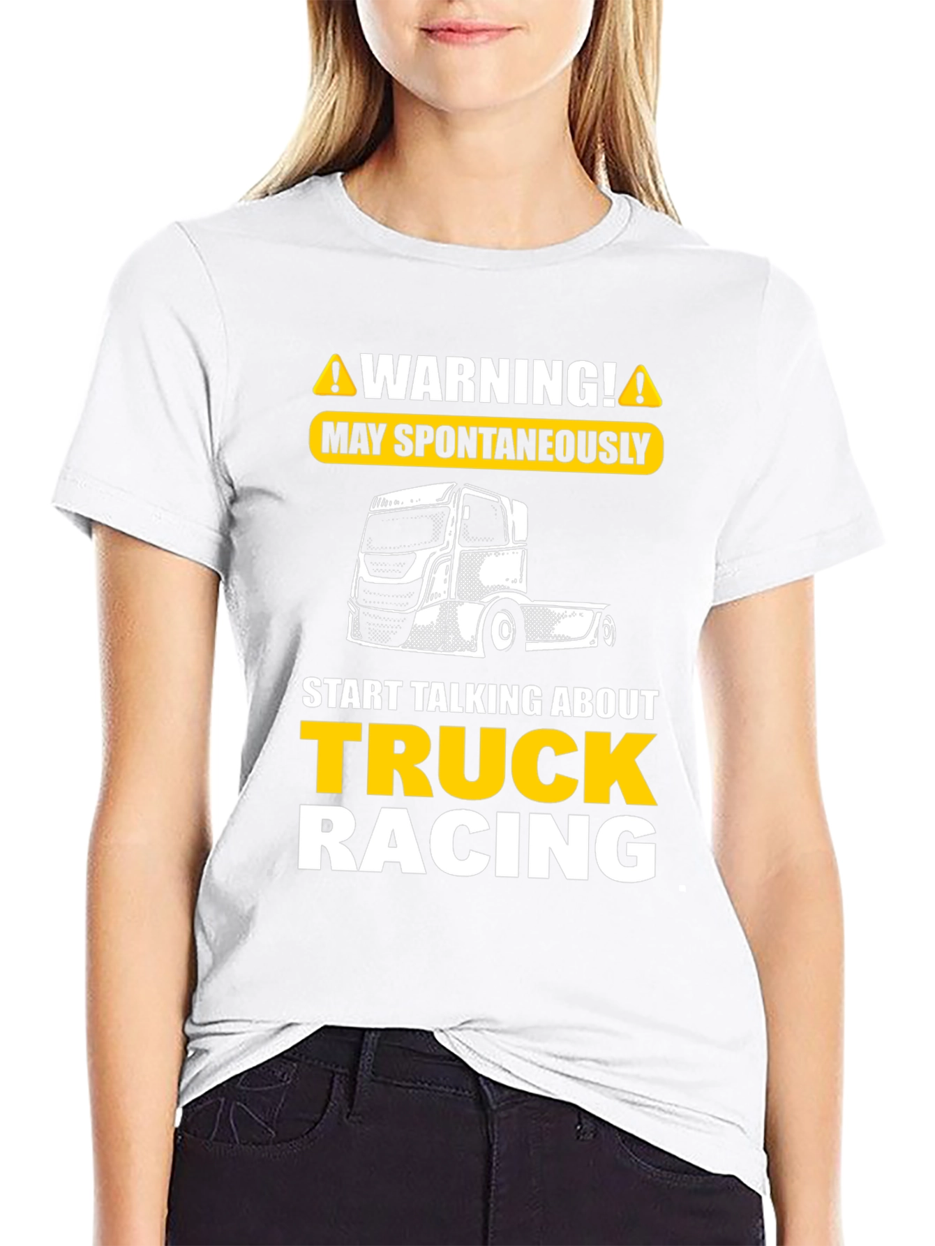 Camiseta Negra Truck Racing