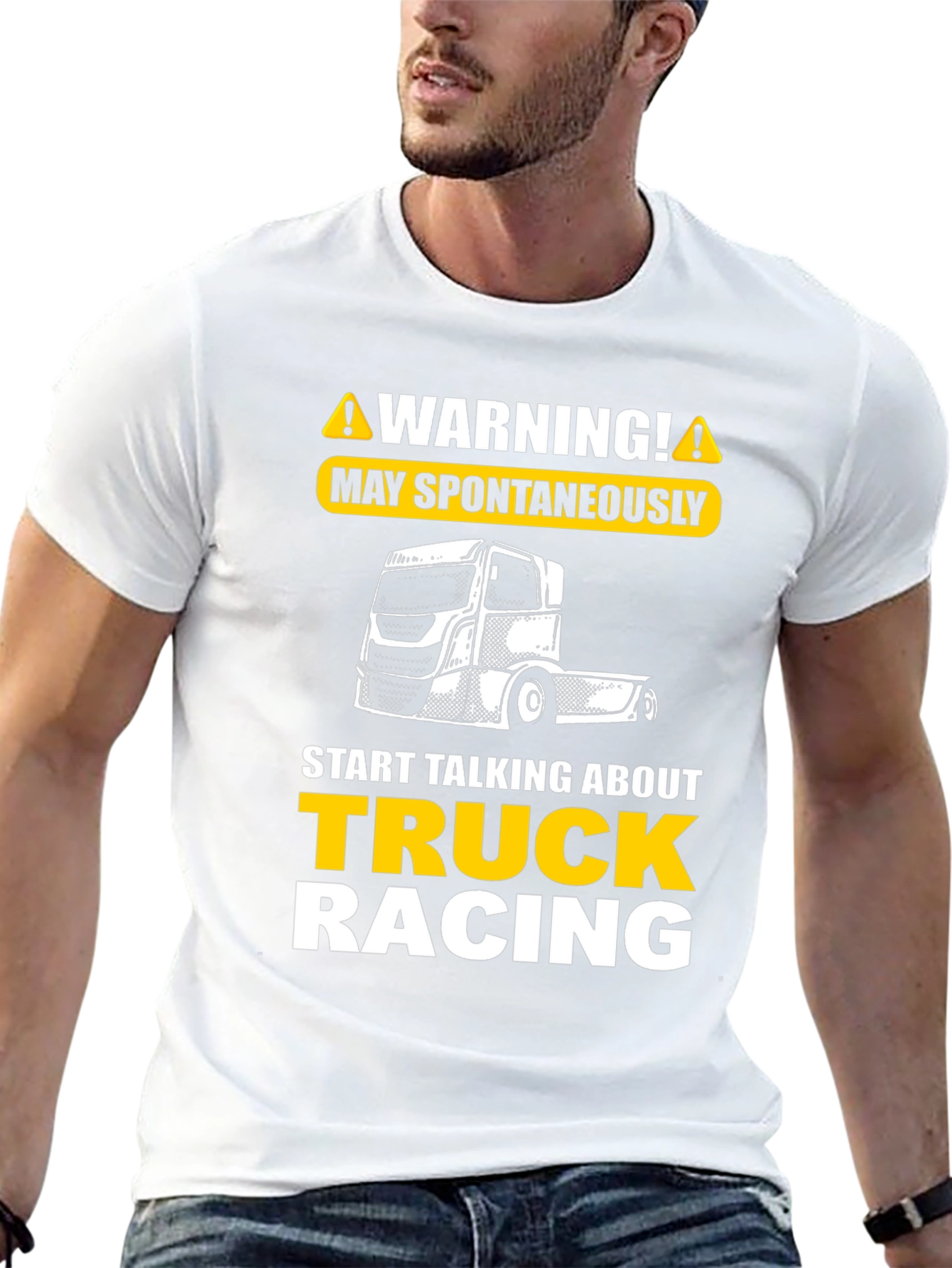 Camiseta Negra Truck Racing