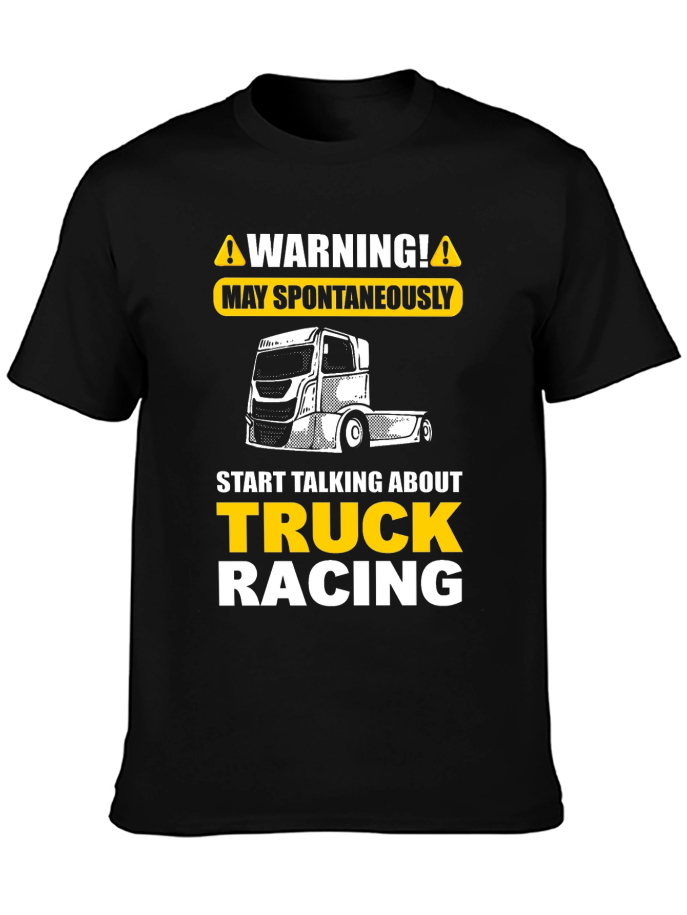 Camiseta Negra Truck Racing