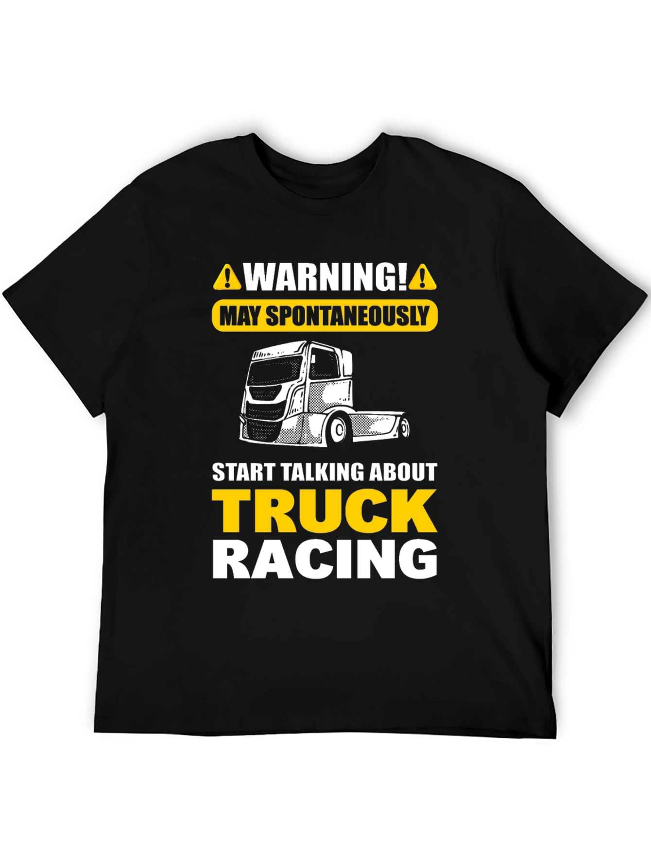 Camiseta Negra Truck Racing