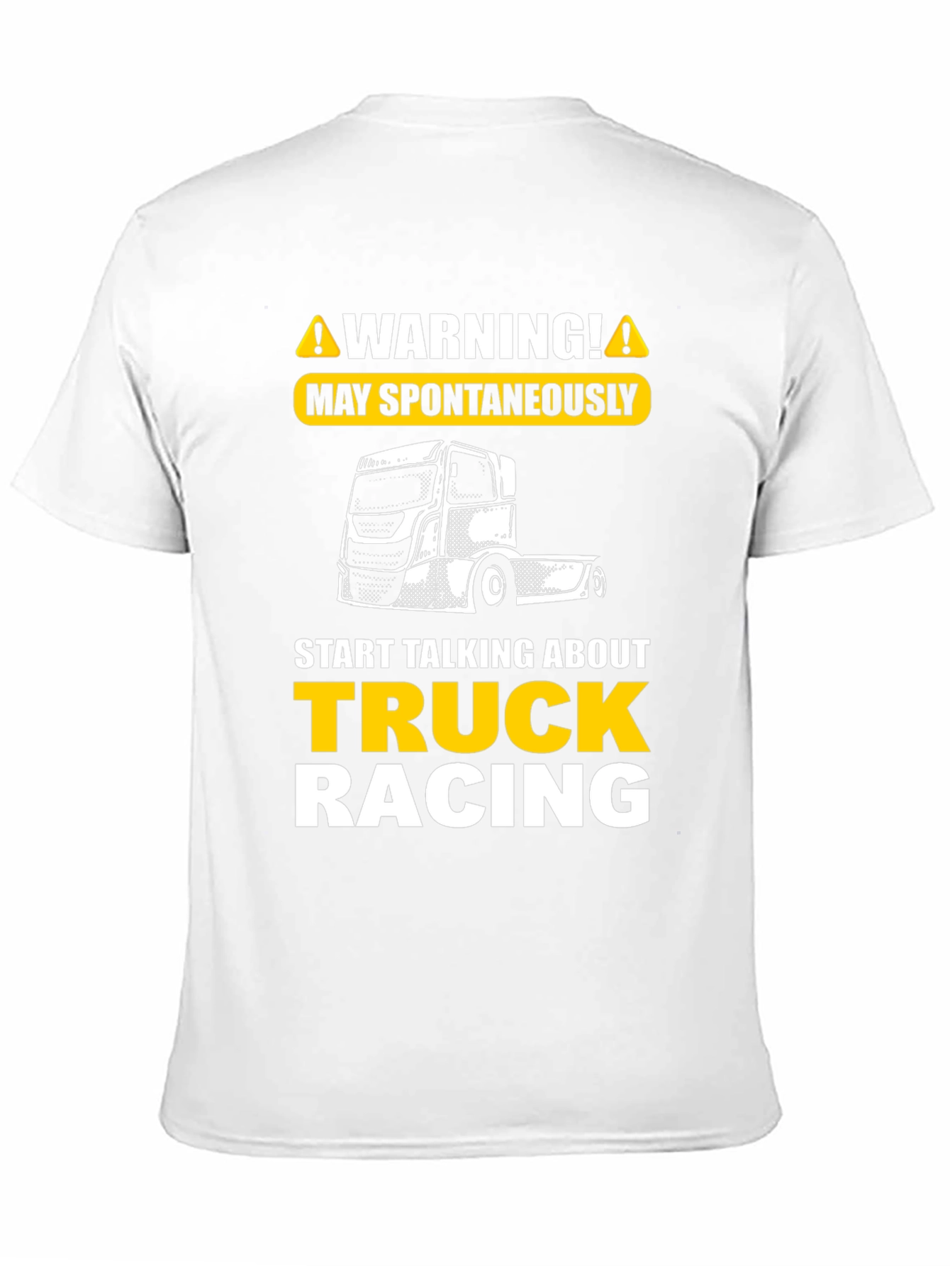 Camiseta Negra Truck Racing
