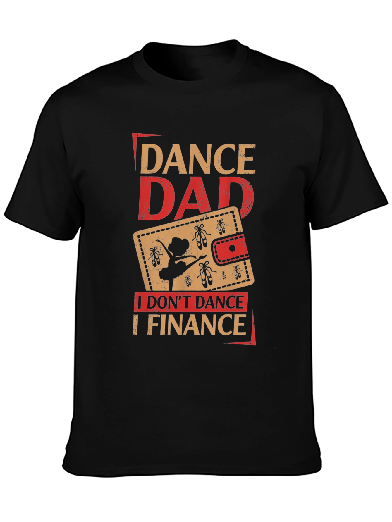 Camiseta Negra Dance Dad: Yo Financio