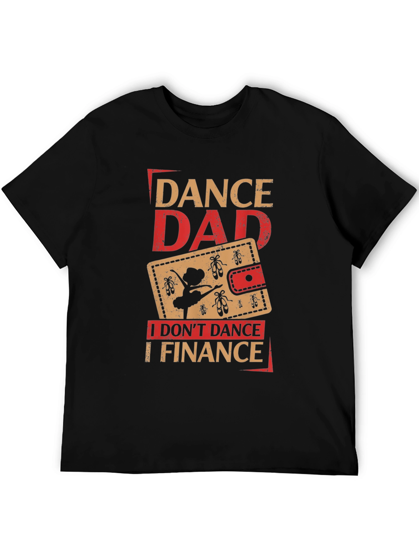 Camiseta Negra Dance Dad: Yo Financio
